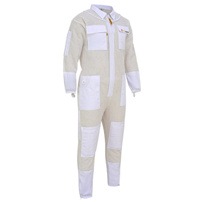 3-Layer Protection Beekeeping Suit - White