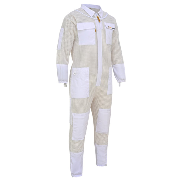 3-Layer Protection Beekeeping Suit - White