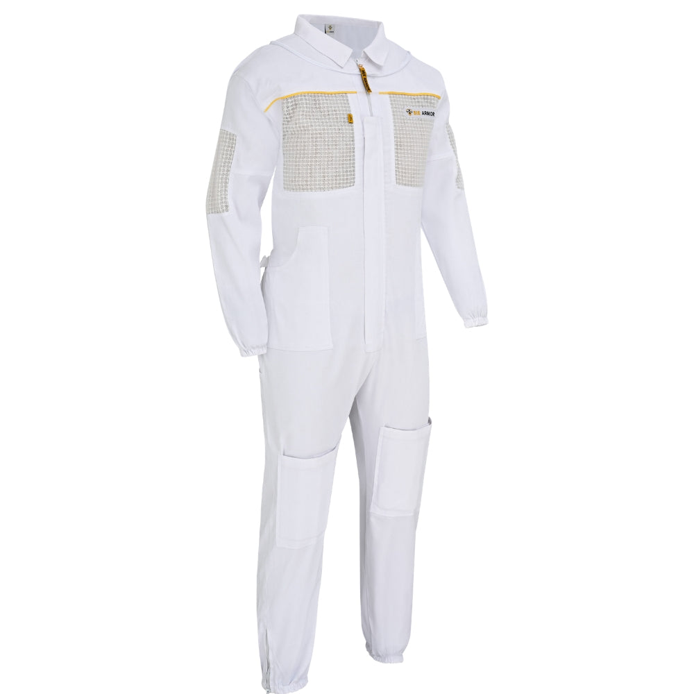 Semi-Ventilated Beekeeping Suit - White