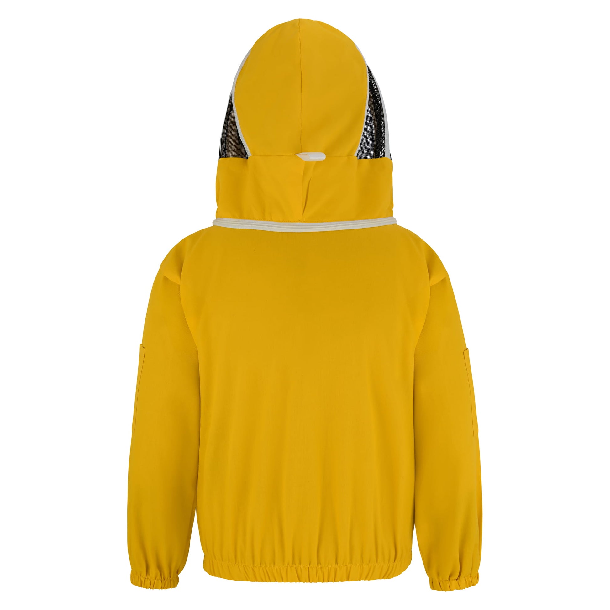 Cotton Beekeeping Jacket with Fencing Veil - Yellow