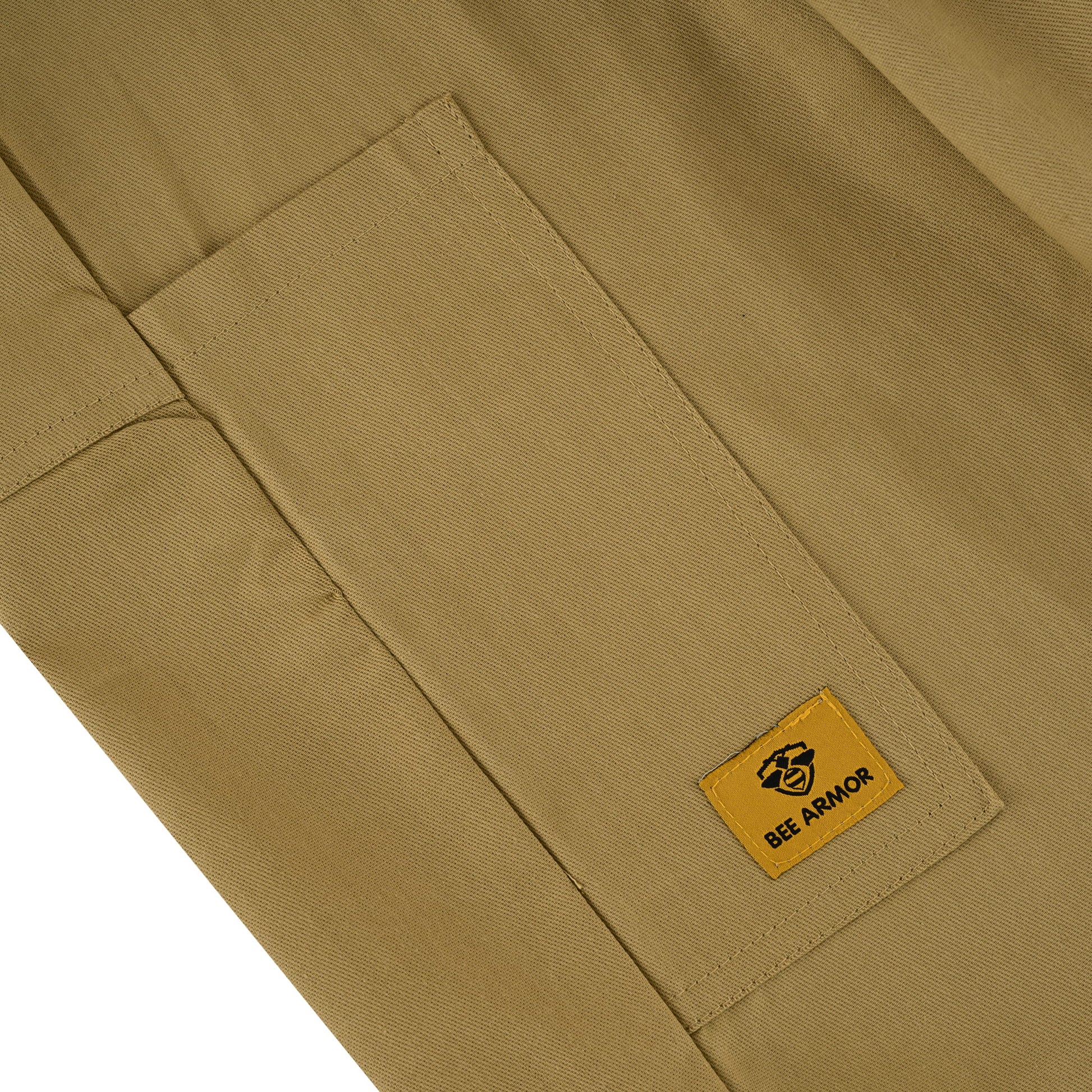 Cotton Beekeeping Suit with Fencing Veil - Khaki