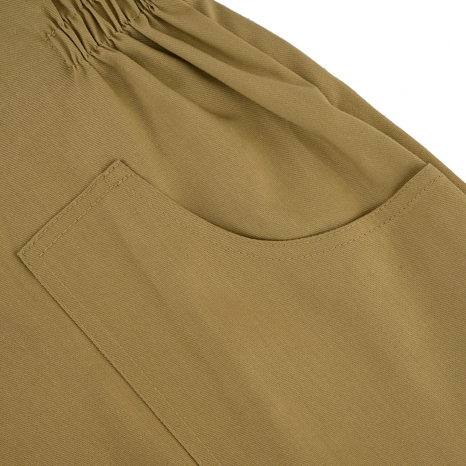Semi Ventilated Beekeeping Suit with Rounded Veil - Khaki