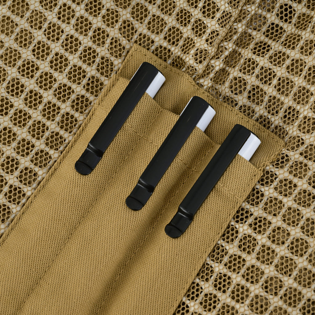3 Layer Beekeeping Suit with Rounded Veil - Khaki