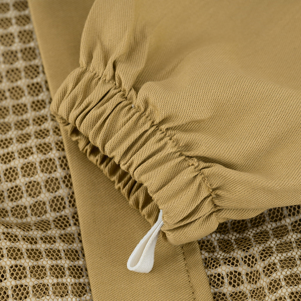 3 Layer Beekeeping Suit with Rounded Veil - Khaki
