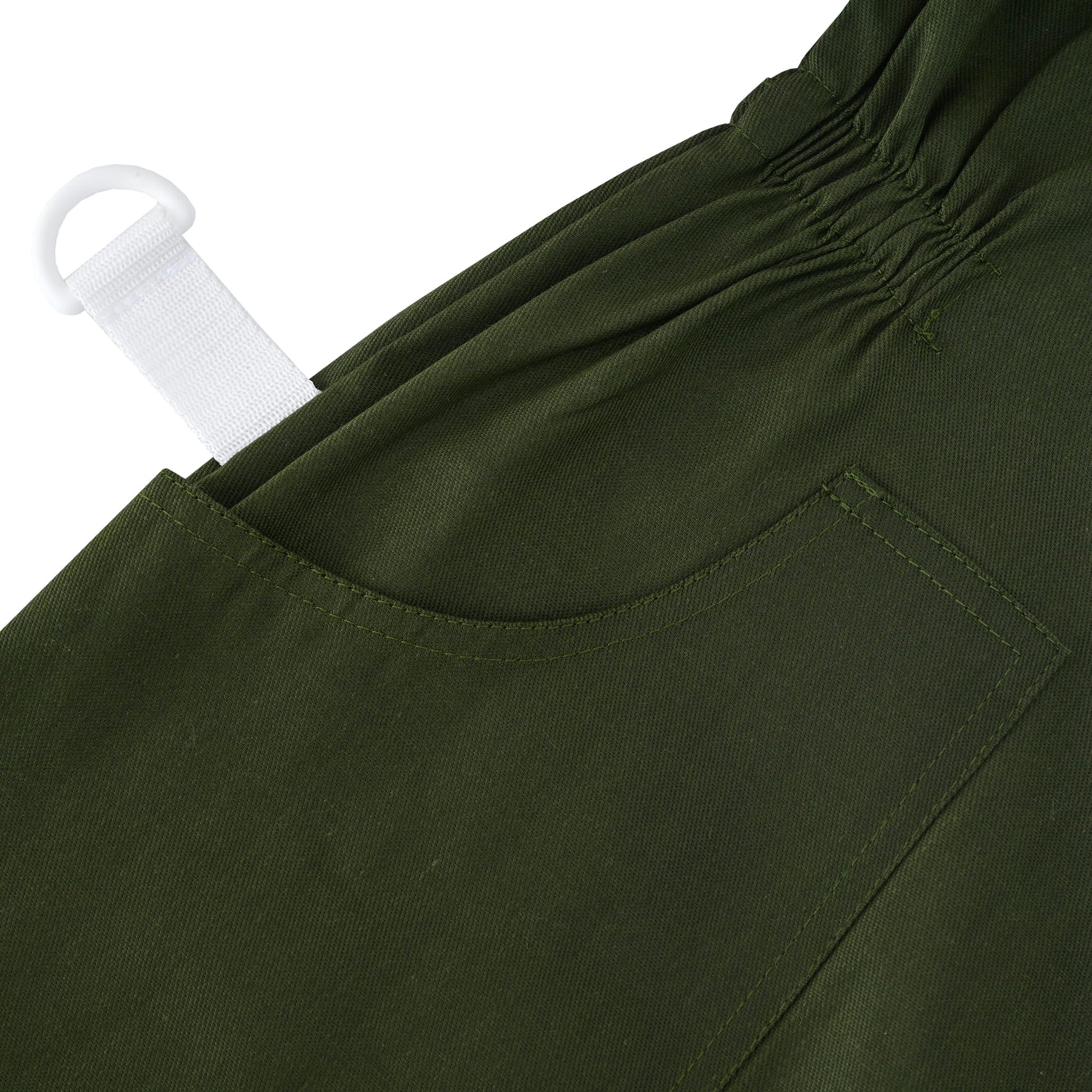 Semi Ventilated Beekeeping Suit with Rounded Veil - Green