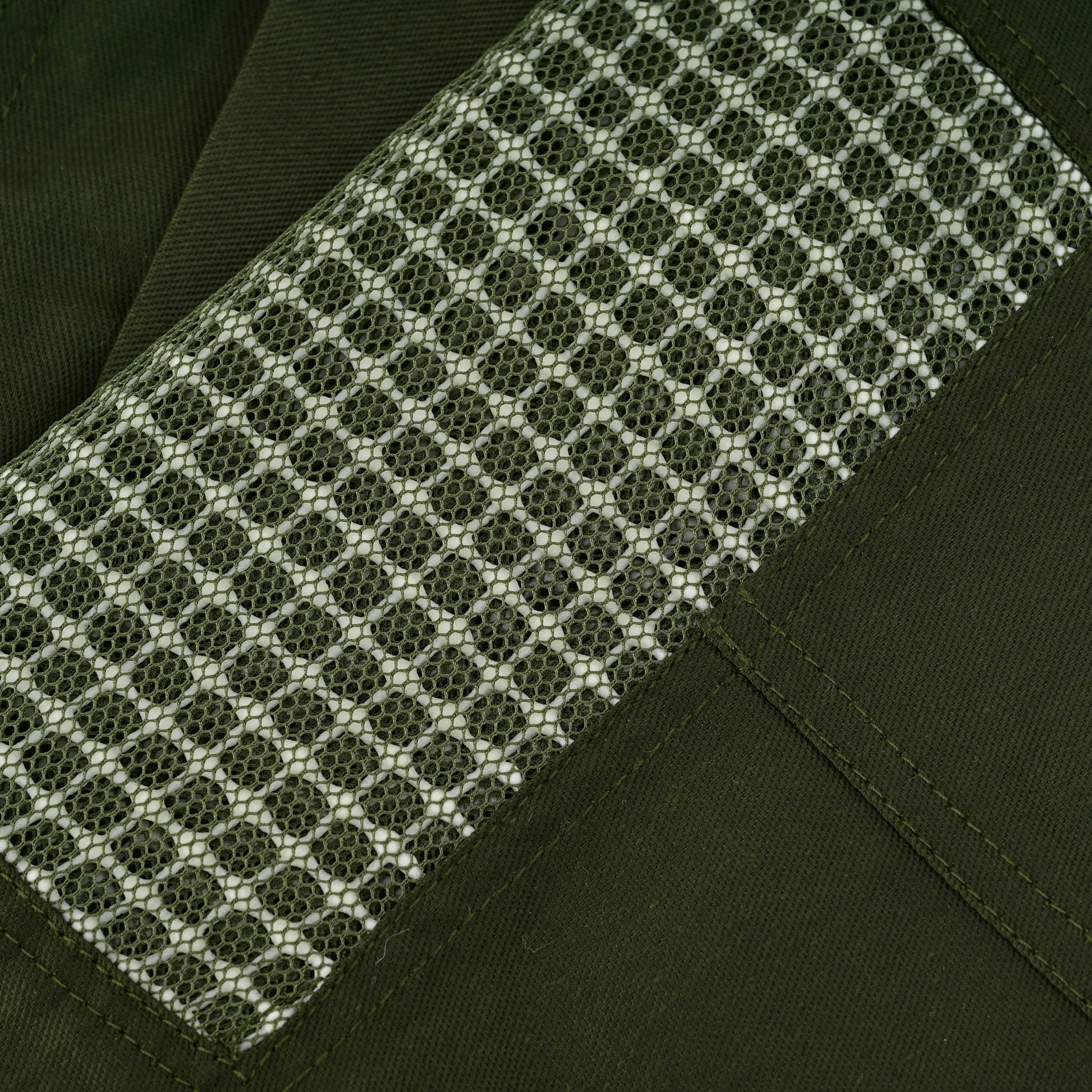 Semi Ventilated Beekeeping Suit with Rounded Veil - Green