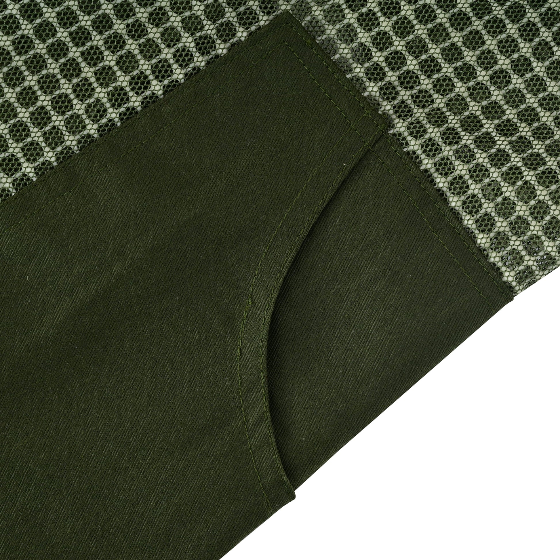 3-Layer Beekeeping Suit with Rounded Veil - Green