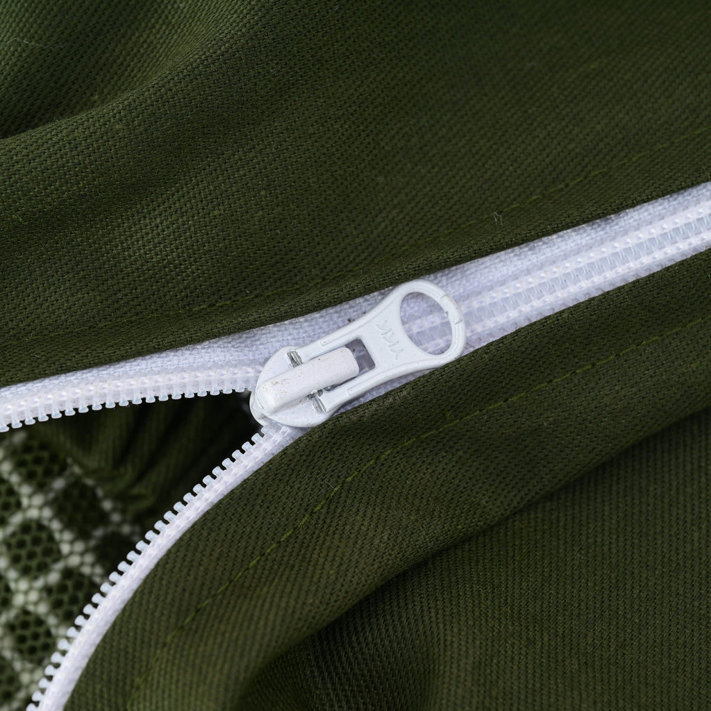 3-Layer Beekeeping Suit with Rounded Veil - Green