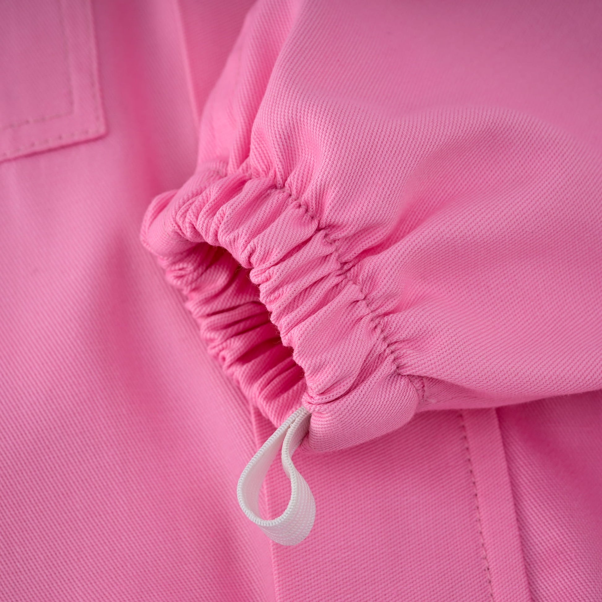 Cotton Beekeeping Suit with Rounded Veil - Pink