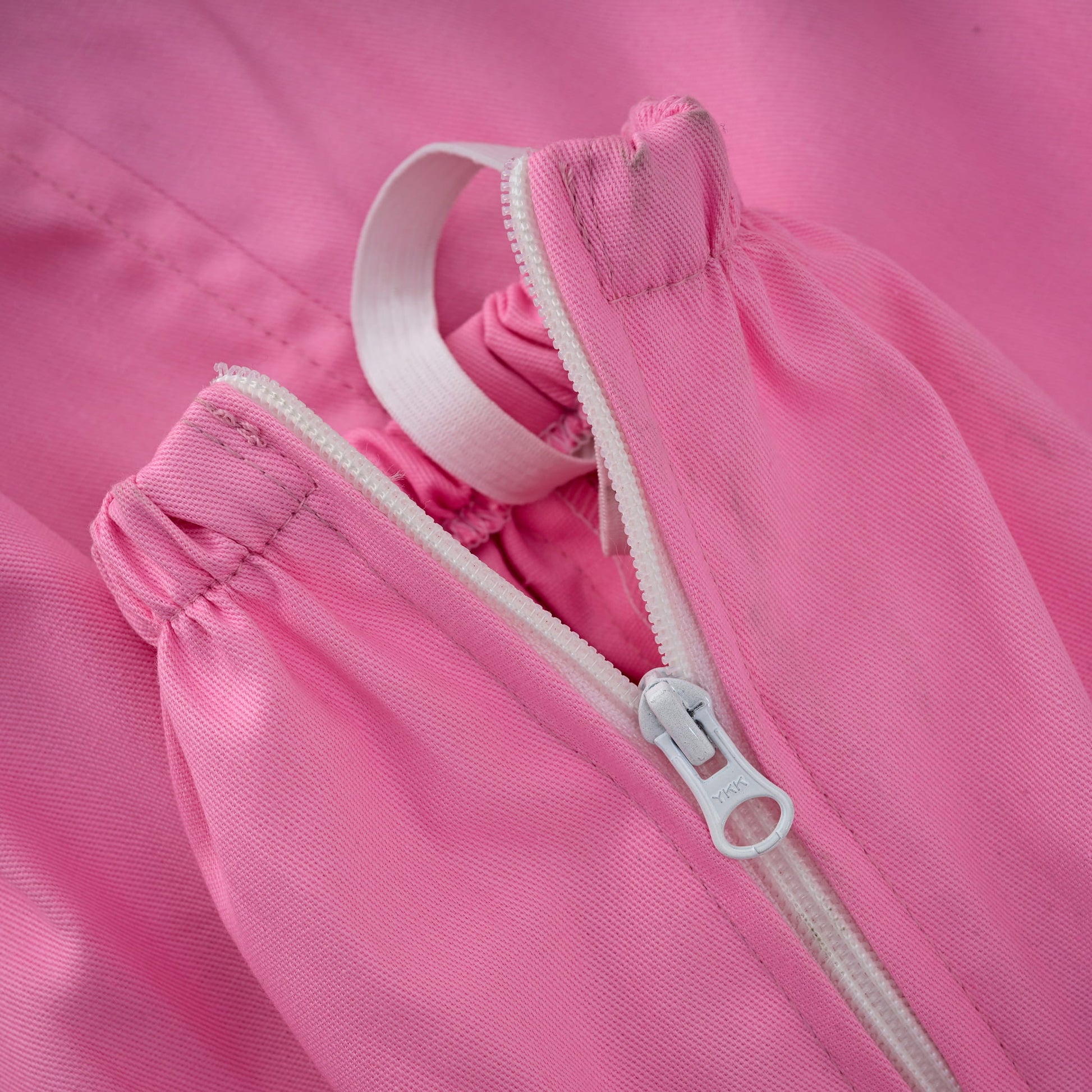 Cotton Beekeeping Suit with Rounded Veil - Pink