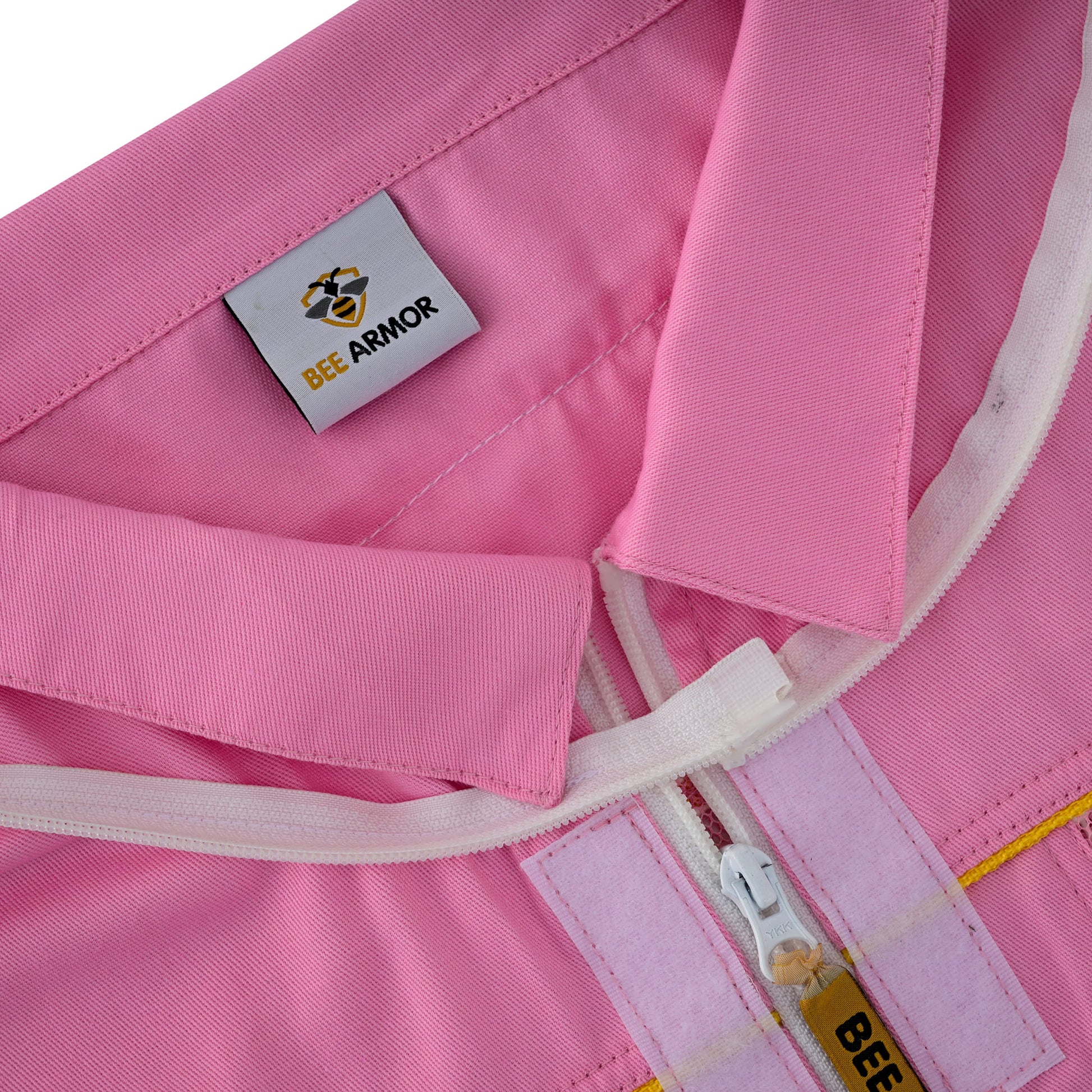 Semi Ventilated Beekeeping Suit with Fencing Veil - Pink