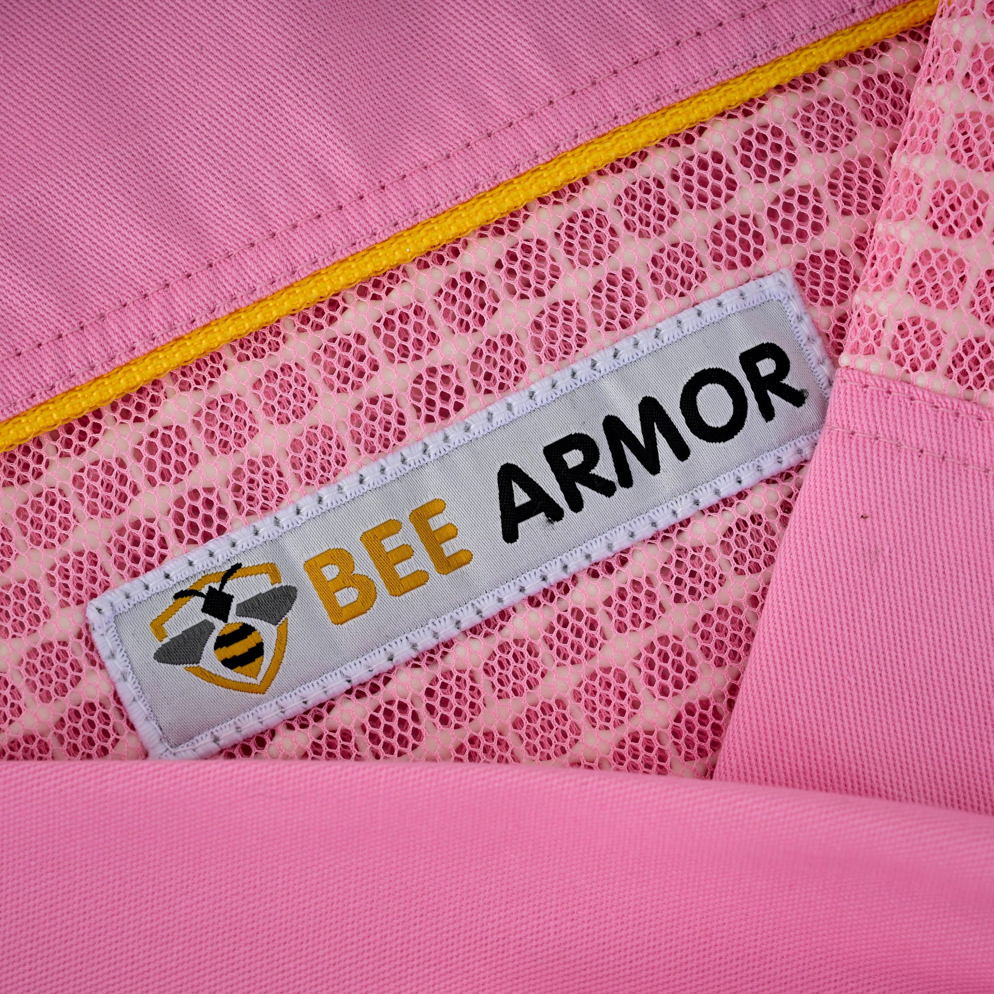 Semi Ventilated Beekeeping Suit with Rounded Veil - Pink
