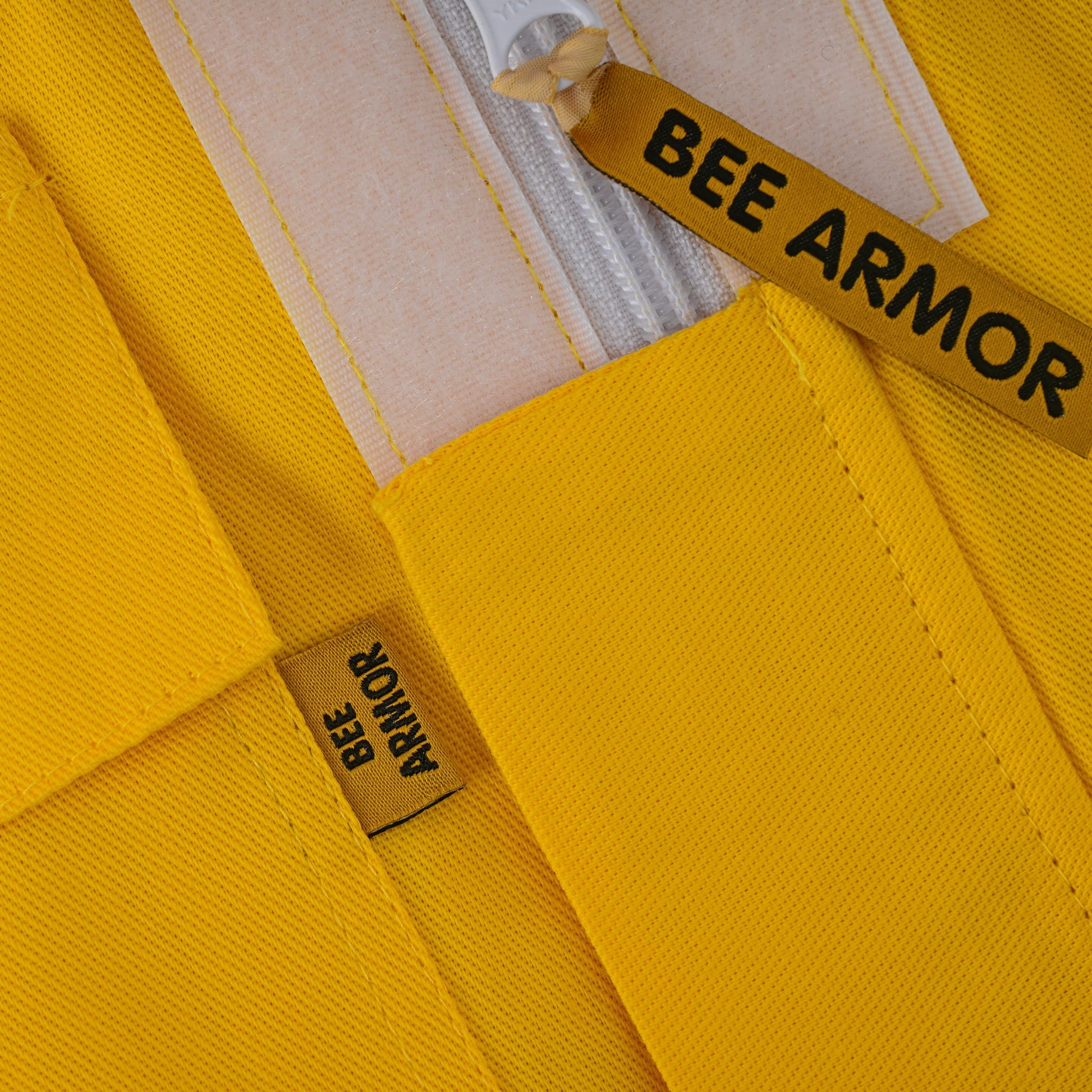 Cotton Beekeeping Suit with Fencing Veil - Yellow