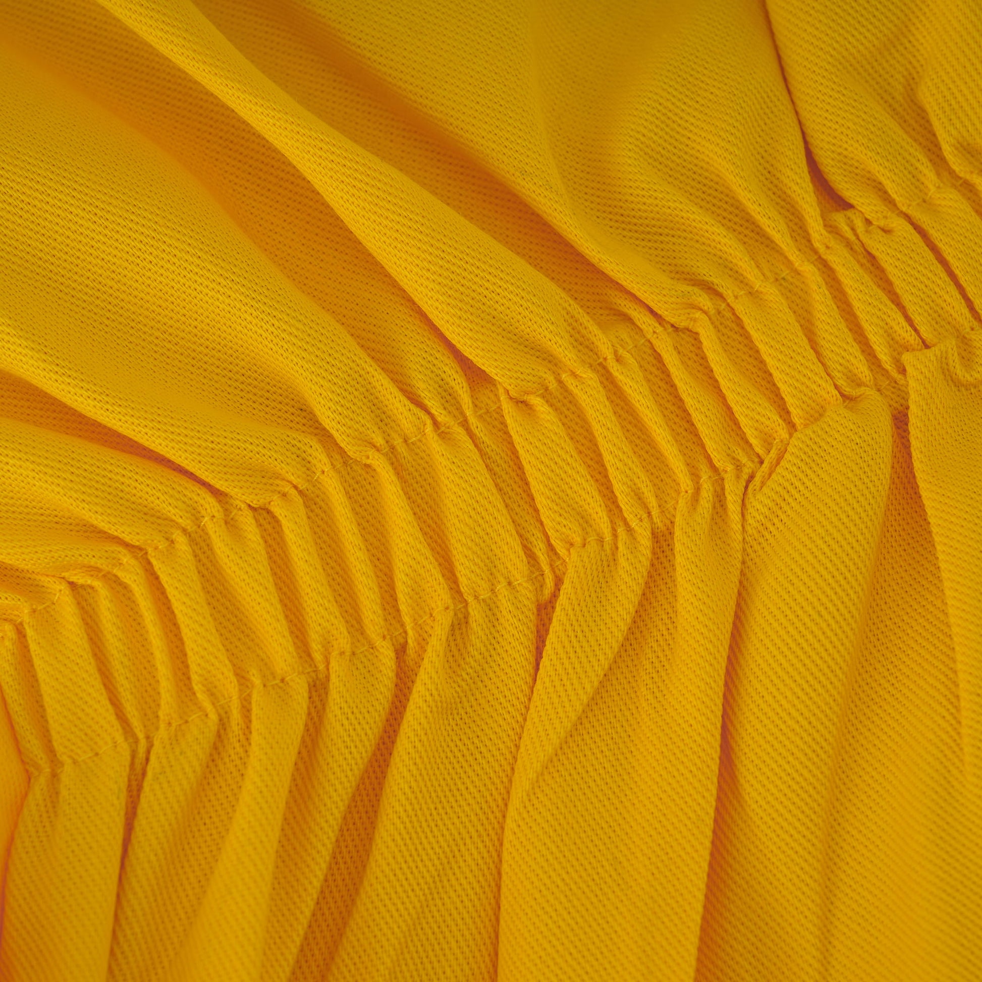 Cotton Beekeeping Suit with Rounded Veil - Yellow