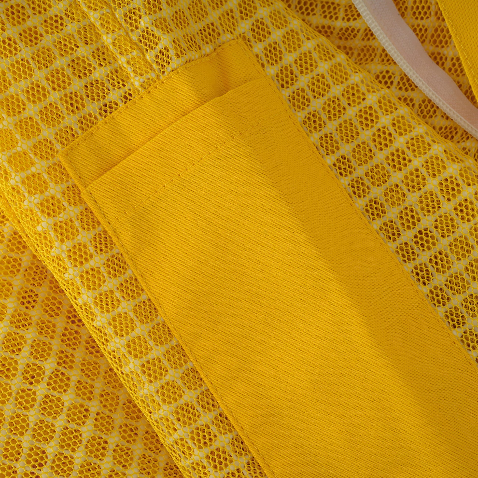 3-Layer Beekeeping Suit with Rounded Veil - Yellow