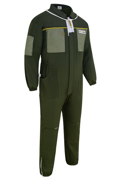 Semi Ventilated Beekeeping Suit - Green