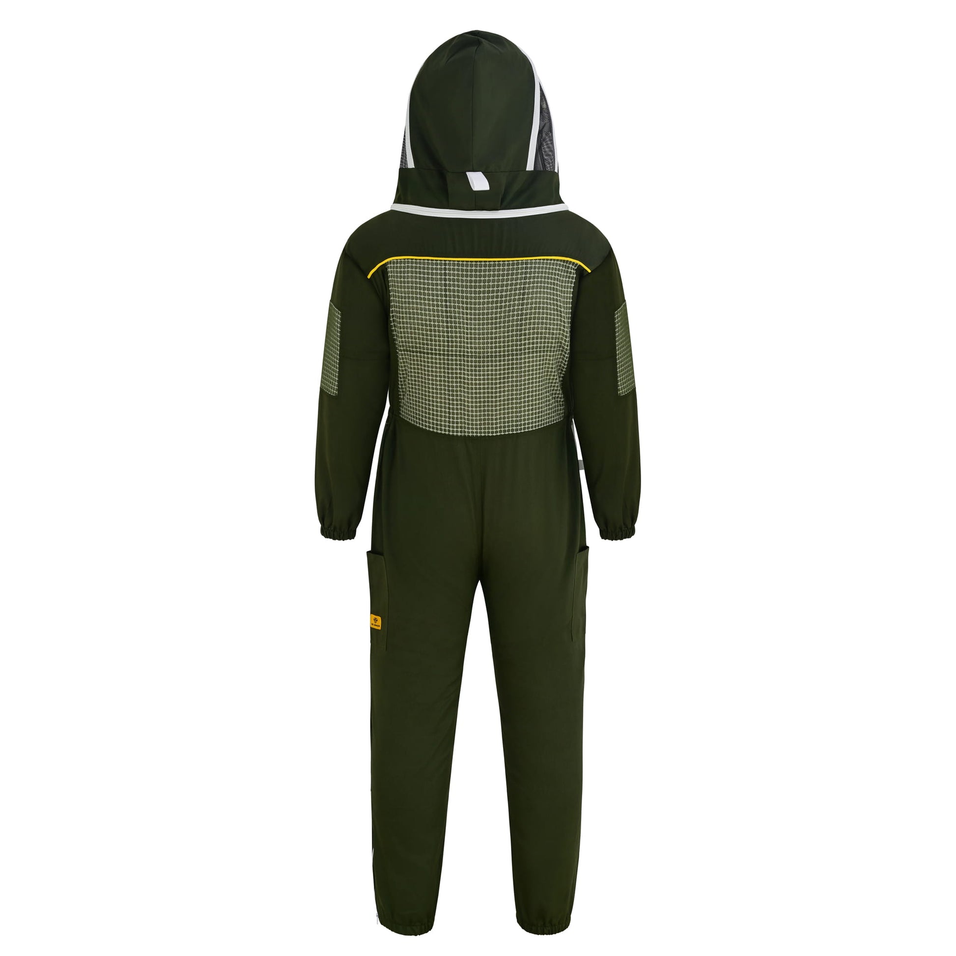 Semi Ventilated Beekeeping Suit with Fencing Veil - Green