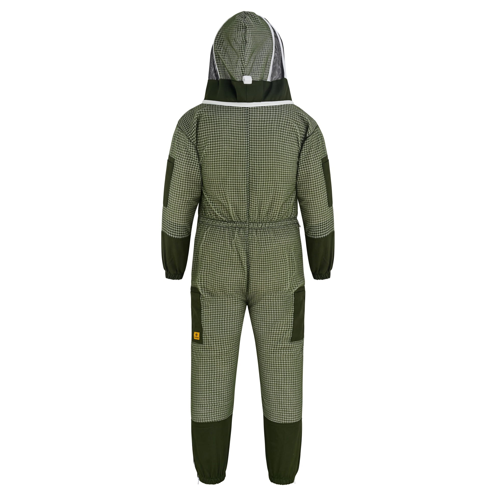 3-Layer Beekeeping Suit with Fencing Veil - Green