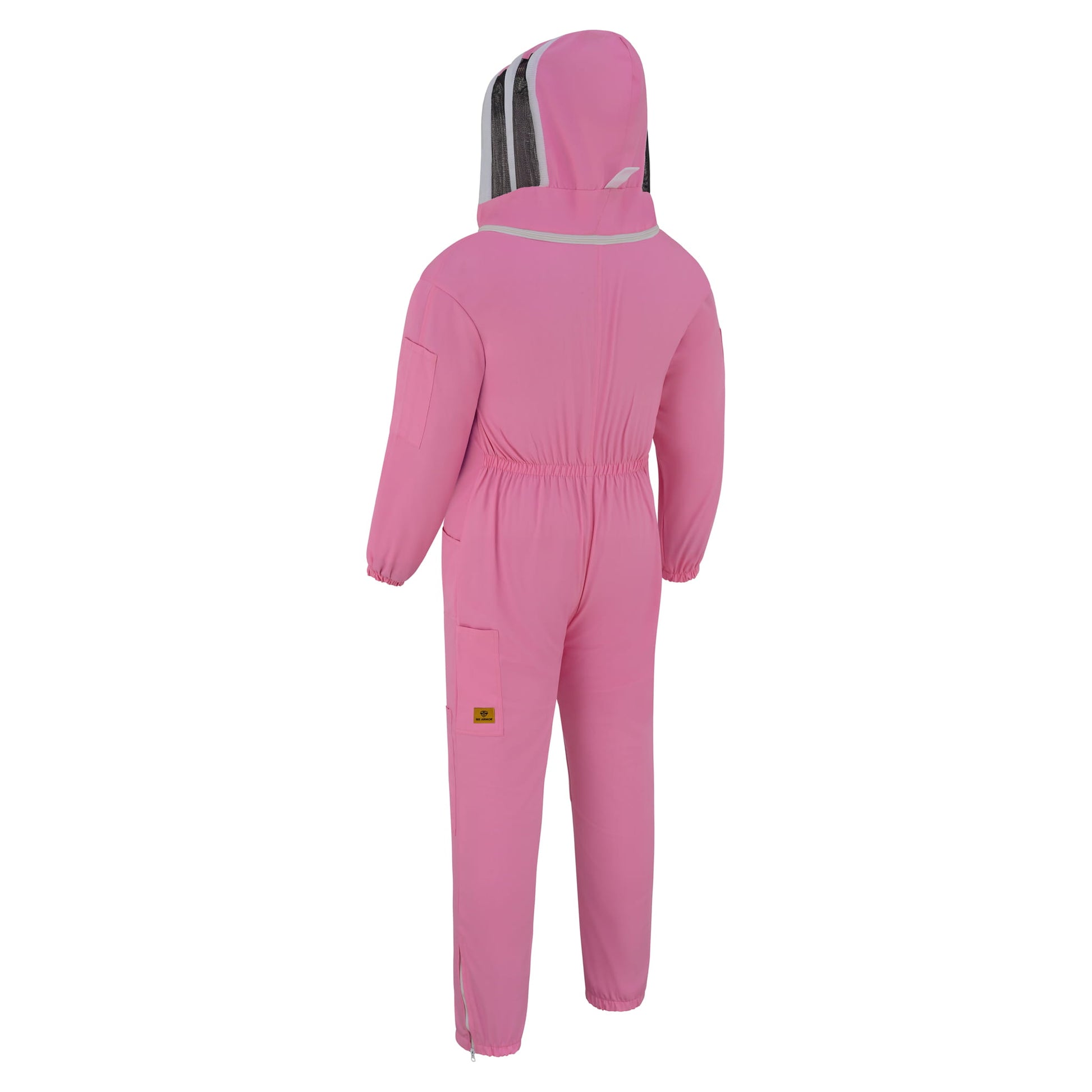 Cotton Beekeeping Suit with Fencing Veil - Pink