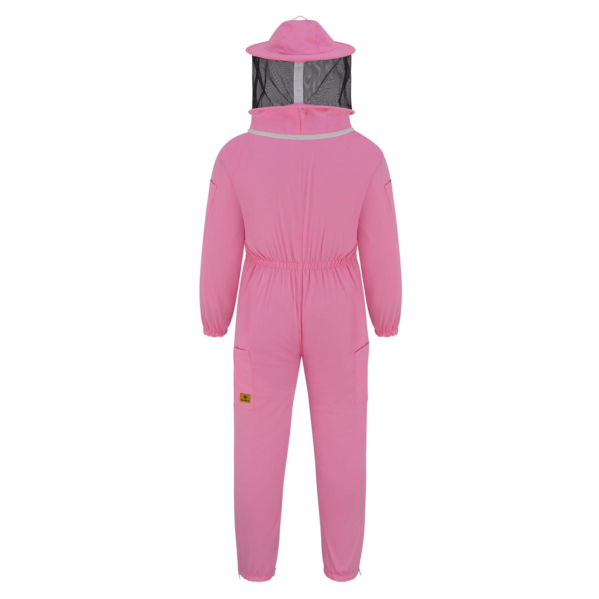 Cotton Beekeeping Suit with Rounded Veil - Pink