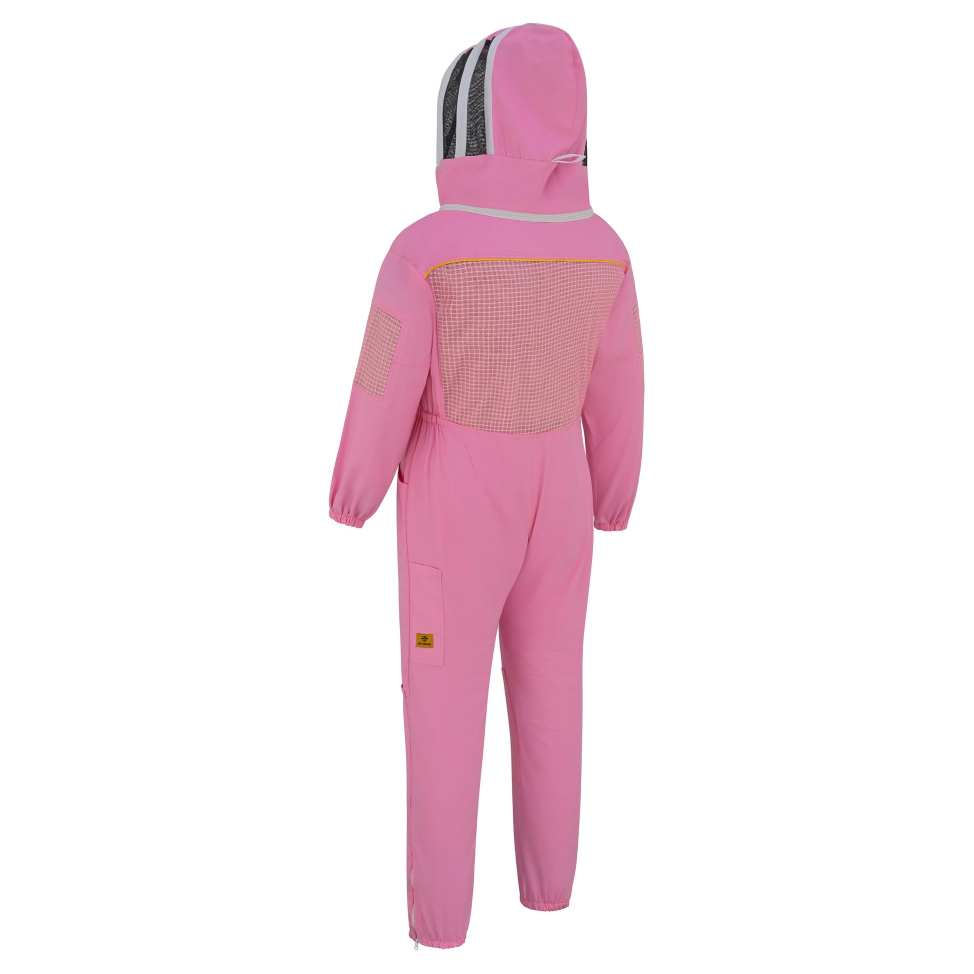 Semi Ventilated Beekeeping Suit with Fencing Veil - Pink