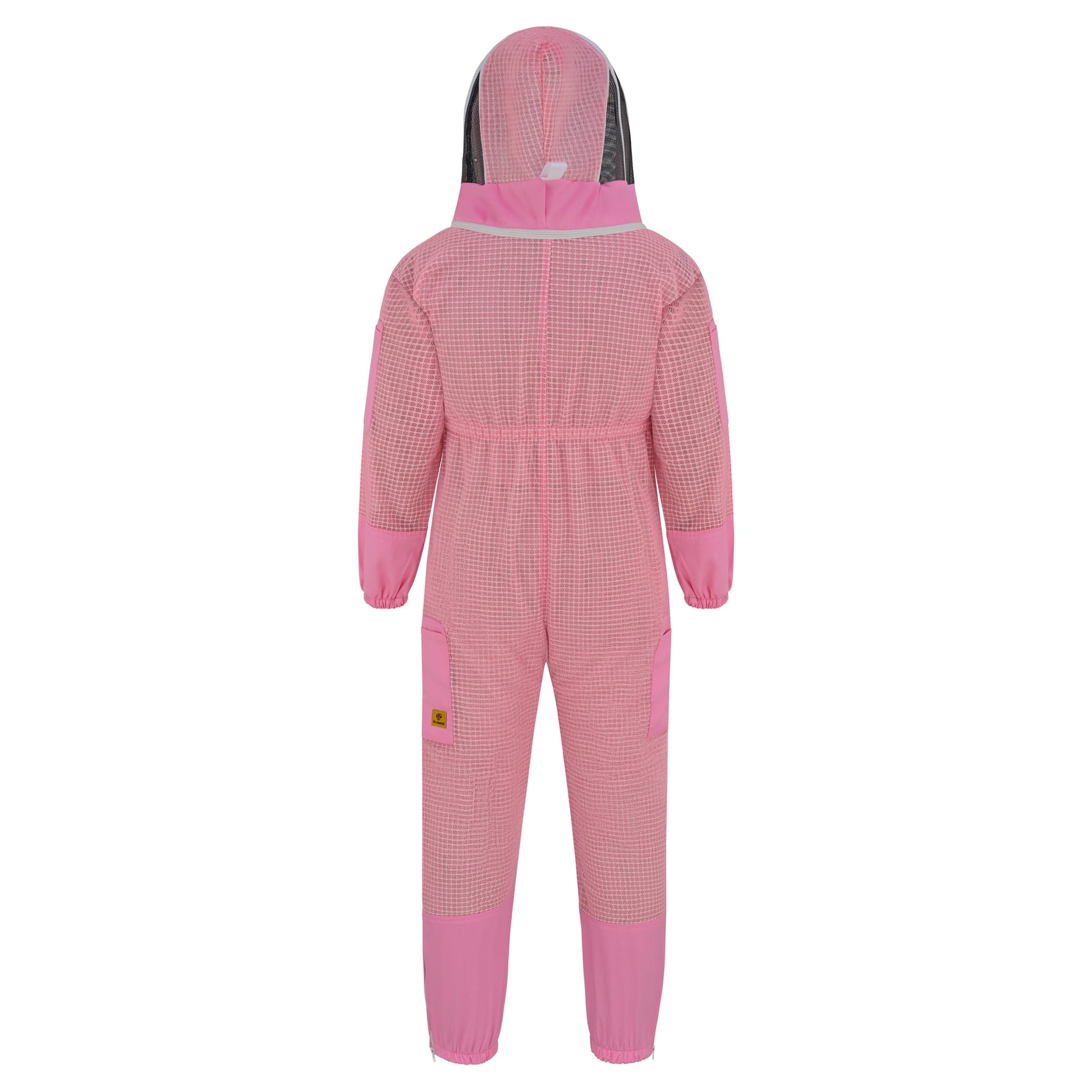 3-Layer Beekeeping Suit with Fencing Veil - Pink
