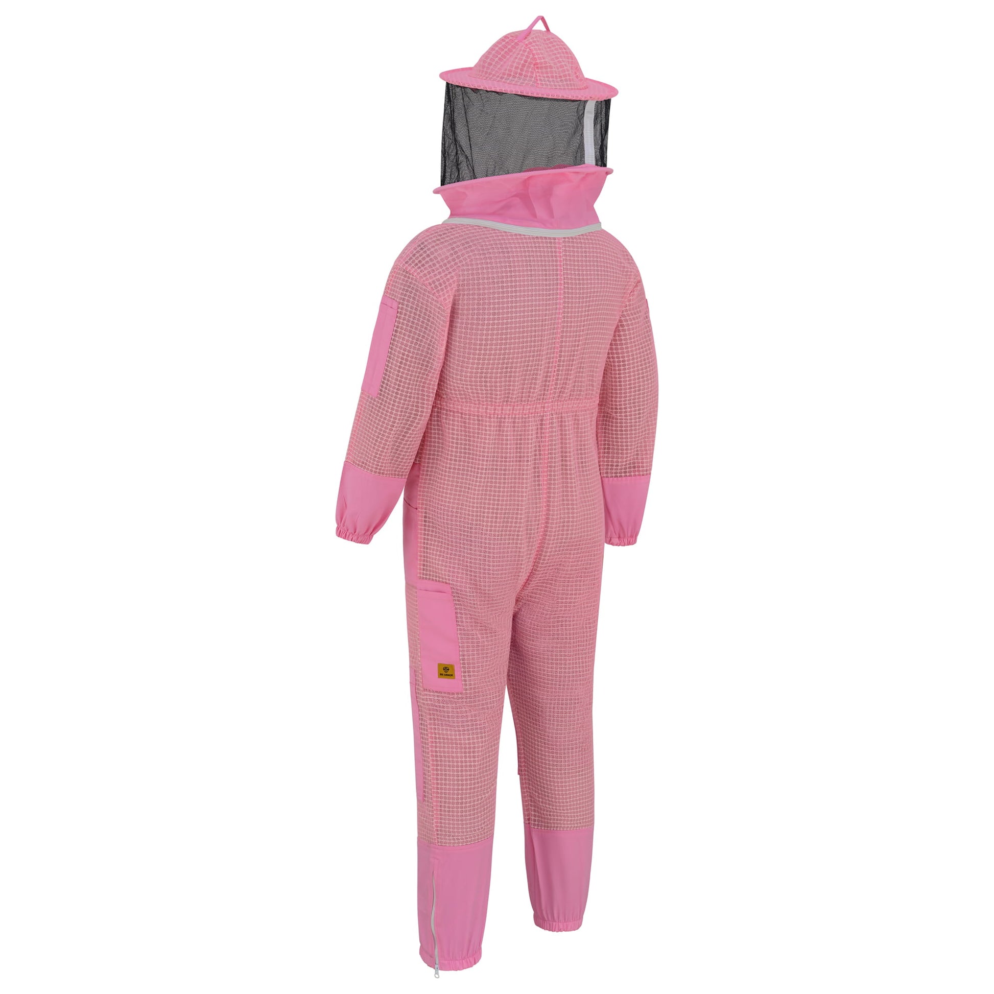 3-Layer Beekeeping Suit with Rounded Veil - Pink