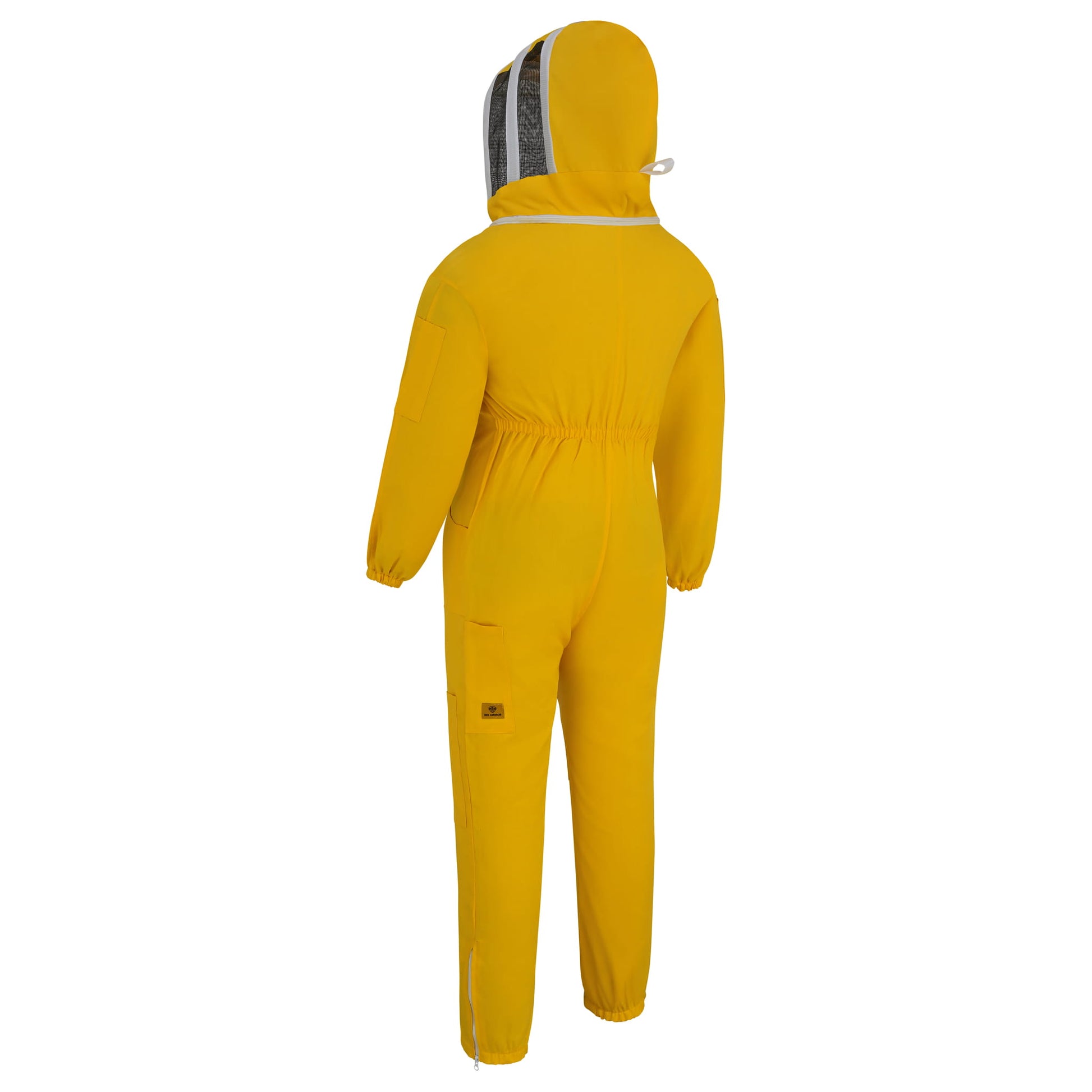 Cotton Beekeeping Suit with Fencing Veil - Yellow