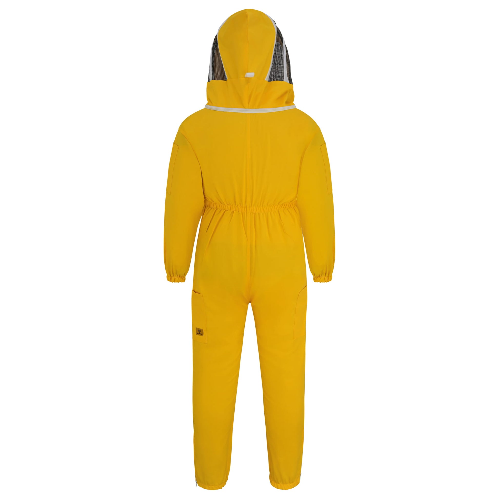 Cotton Beekeeping Suit with Fencing Veil - Yellow
