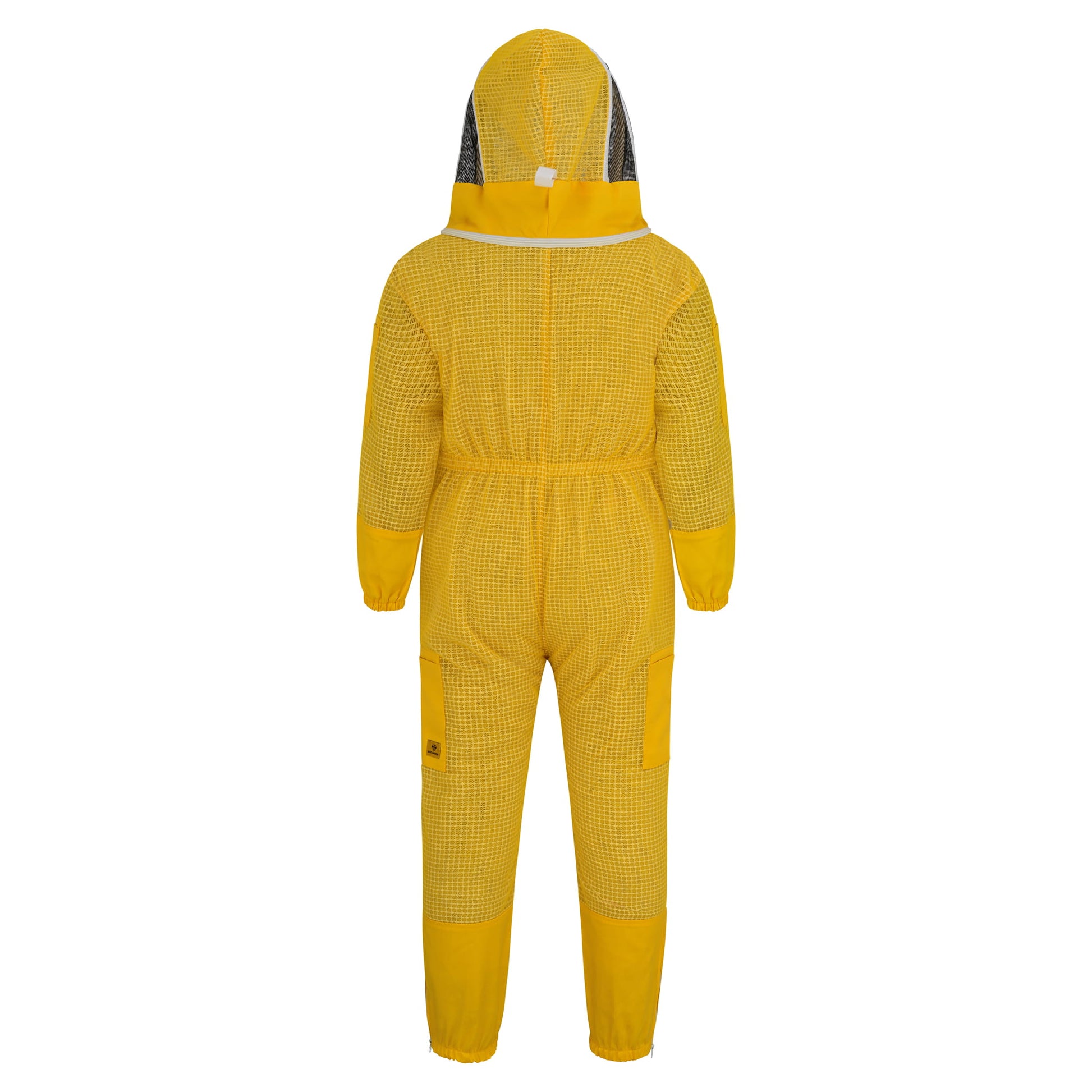 3-Layer Beekeeping Suit with Fencing Veil - Yellow