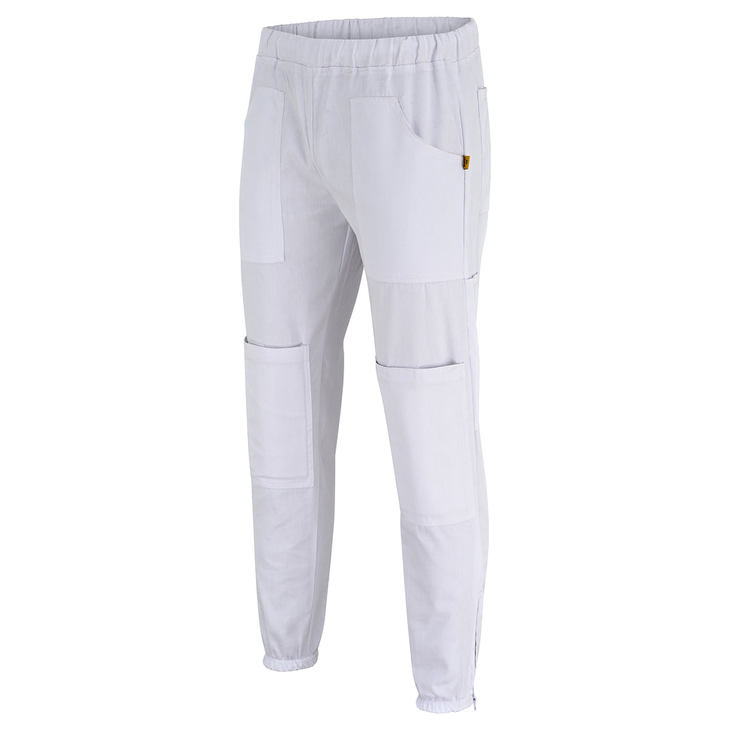 Cotton Beekeeping Pants - White