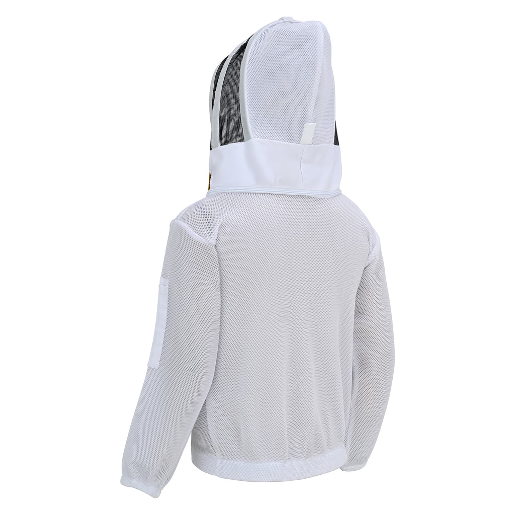 Airmesh Beekeeping Jacket with Fencing Veil - White