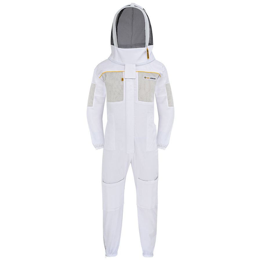 Semi Ventilated Bee Suit - Fencing Veil