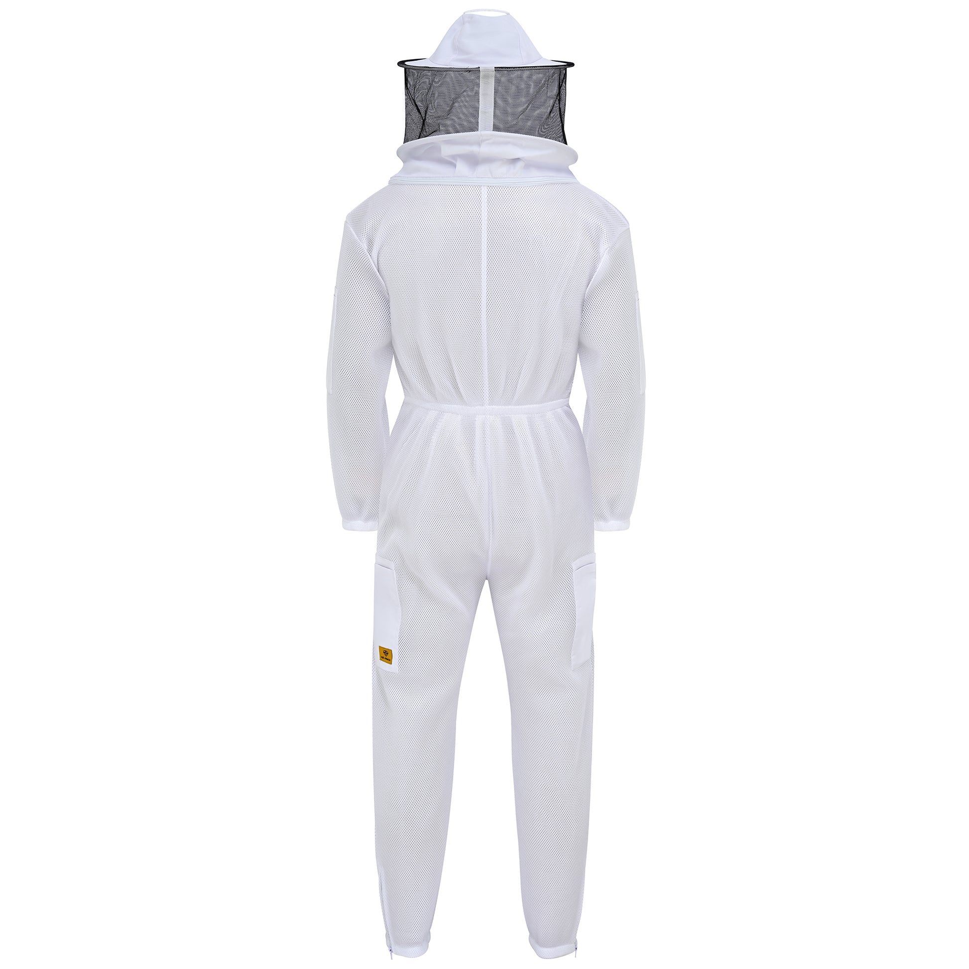 Airmesh Beekeeping Suit with Rounded Veil - White
