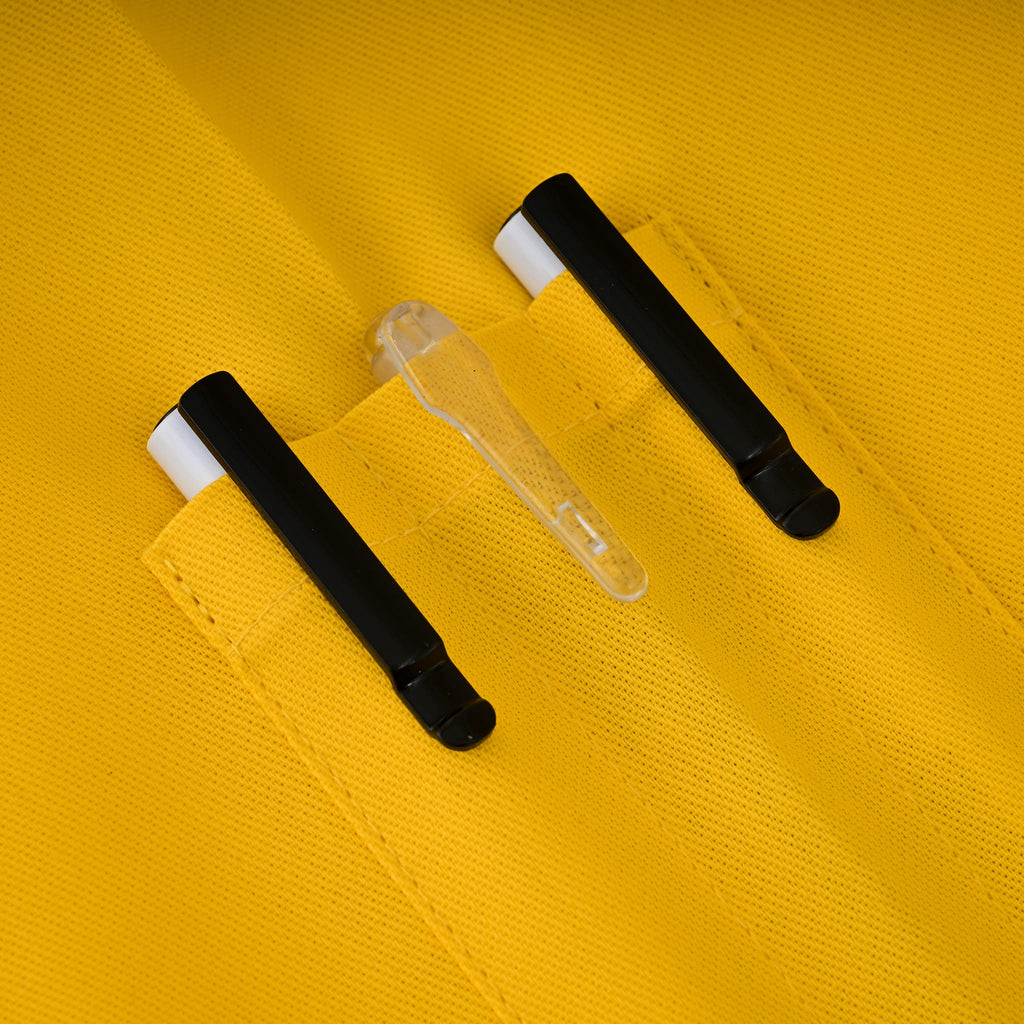 Cotton Beekeeping Jacket with Rounded Veil - Yellow