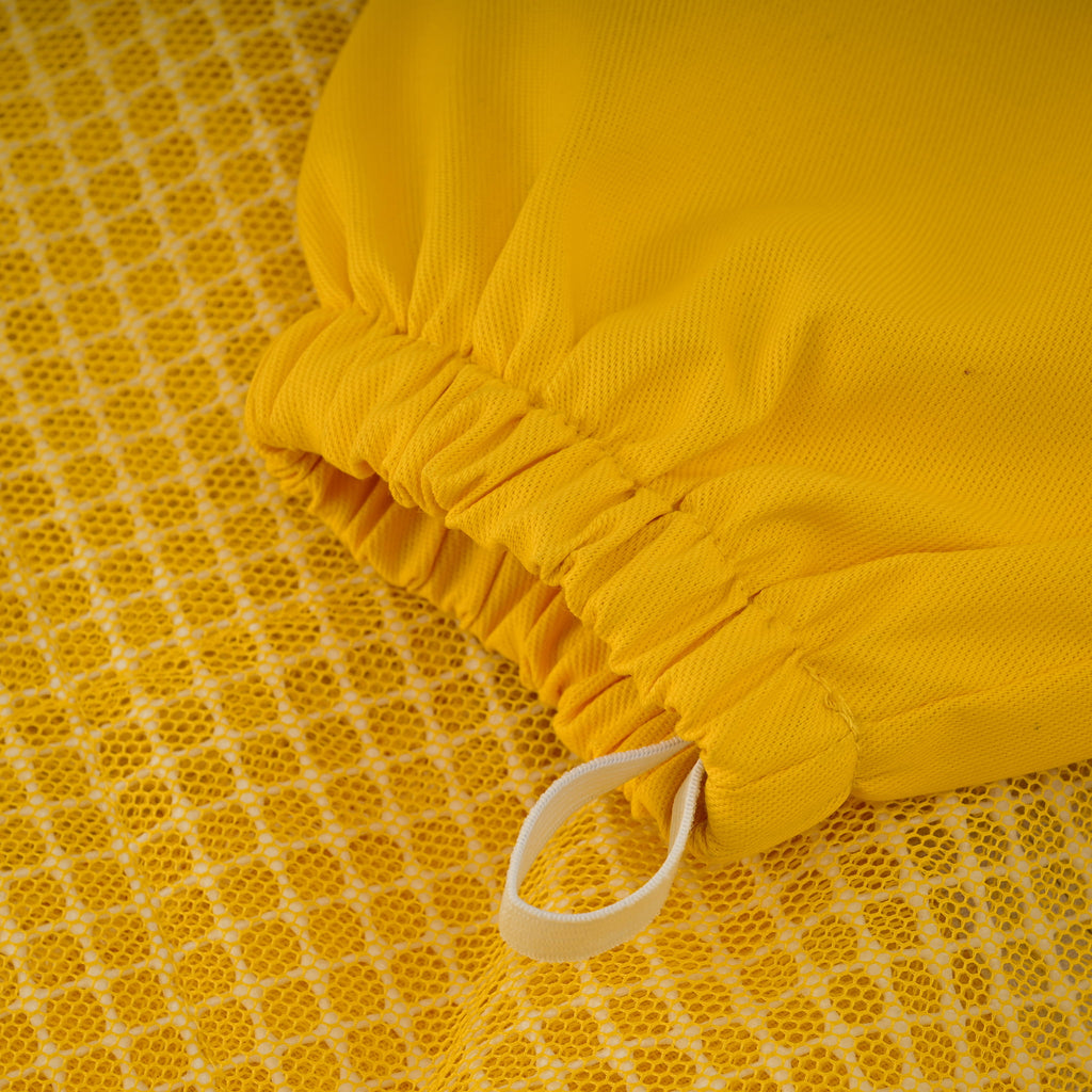 3 Layer Beekeeping Jacket with Fencing Veil - Yellow