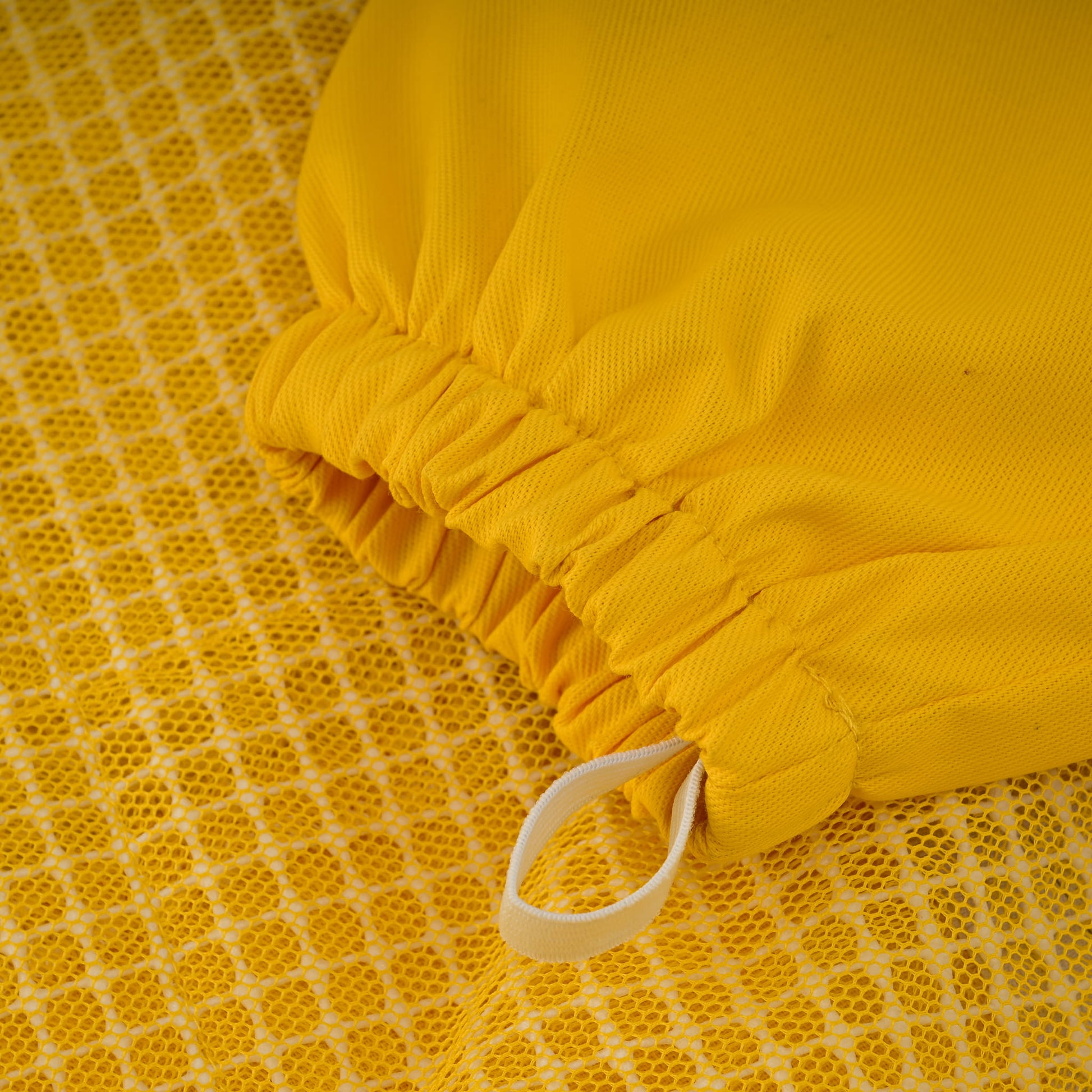 3 Layer Beekeeping Jacket with Fencing Veil - Yellow