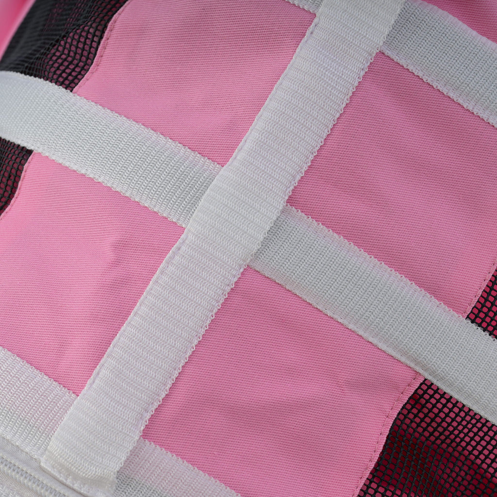 Cotton Beekeeping Jacket with Rounded Veil - Pink