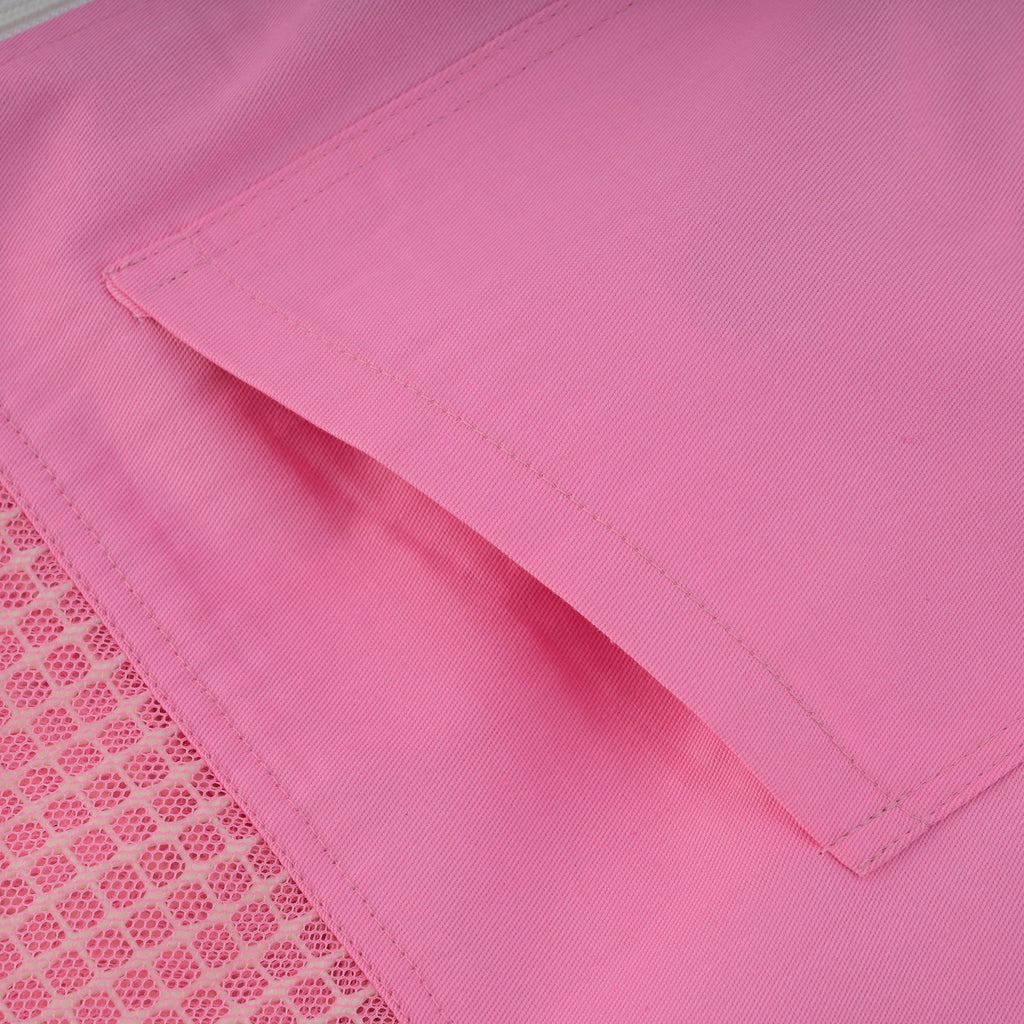 Semi Ventilated Beekeeping Jacket with Fencing Veil - Pink