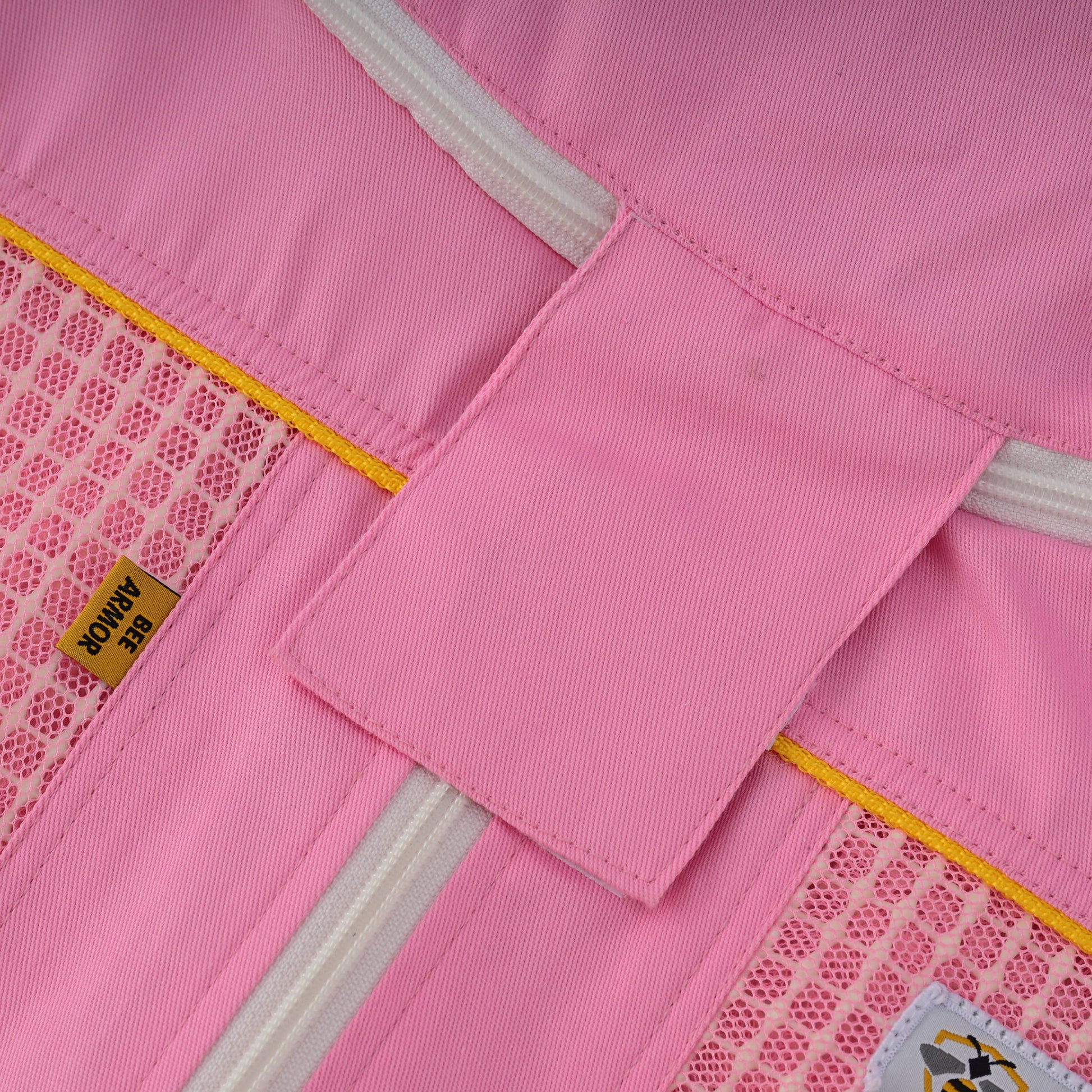Semi Ventilated Beekeeping Jacket with Fencing Veil - Pink