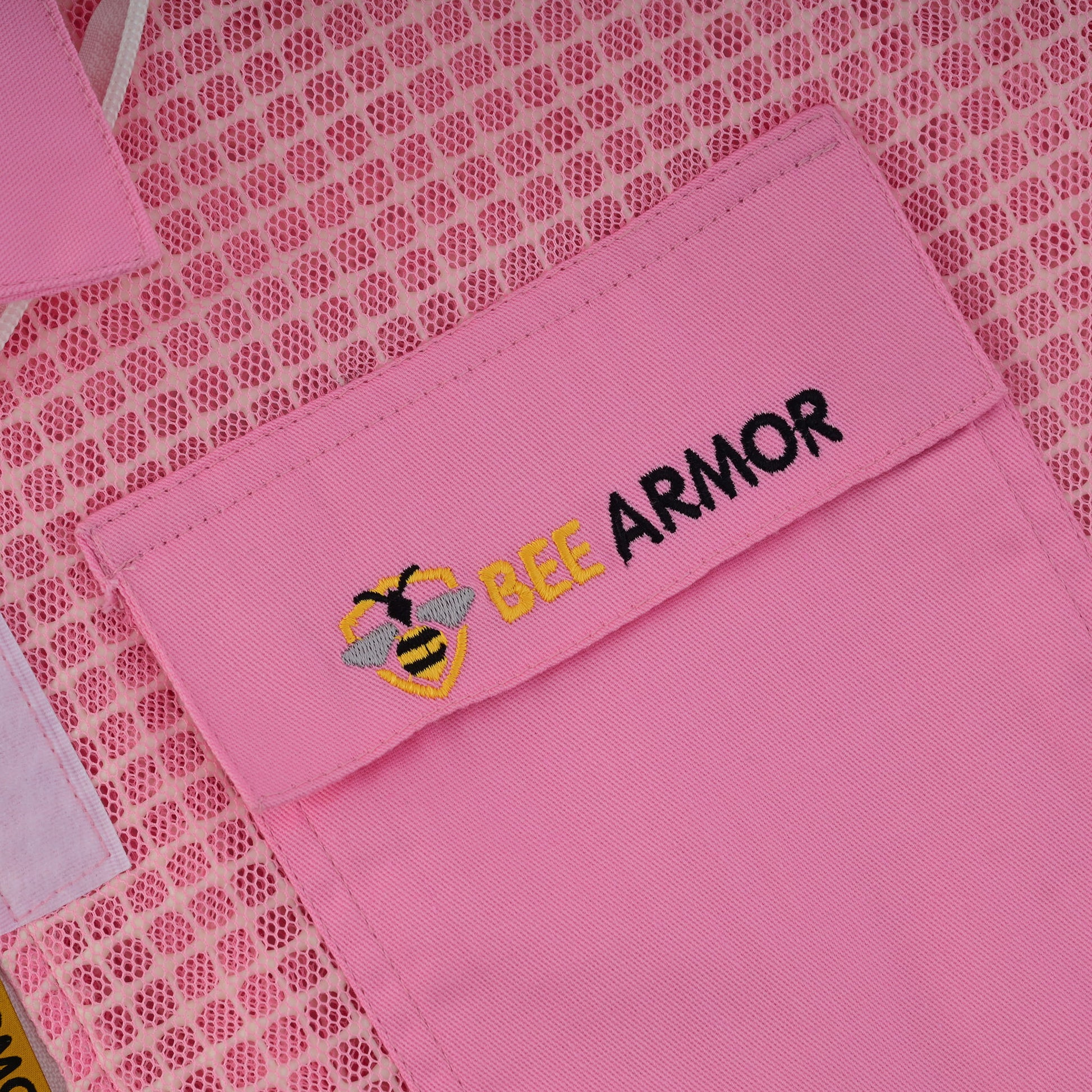 3 Layer Beekeeping Jacket with Fencing Veil - Pink