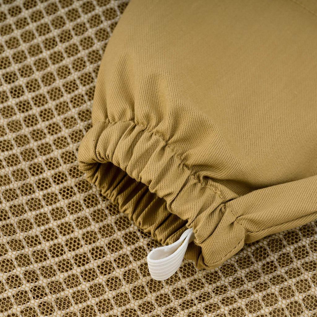 3 Layer Beekeeping Jacket with Rounded Veil- Khaki