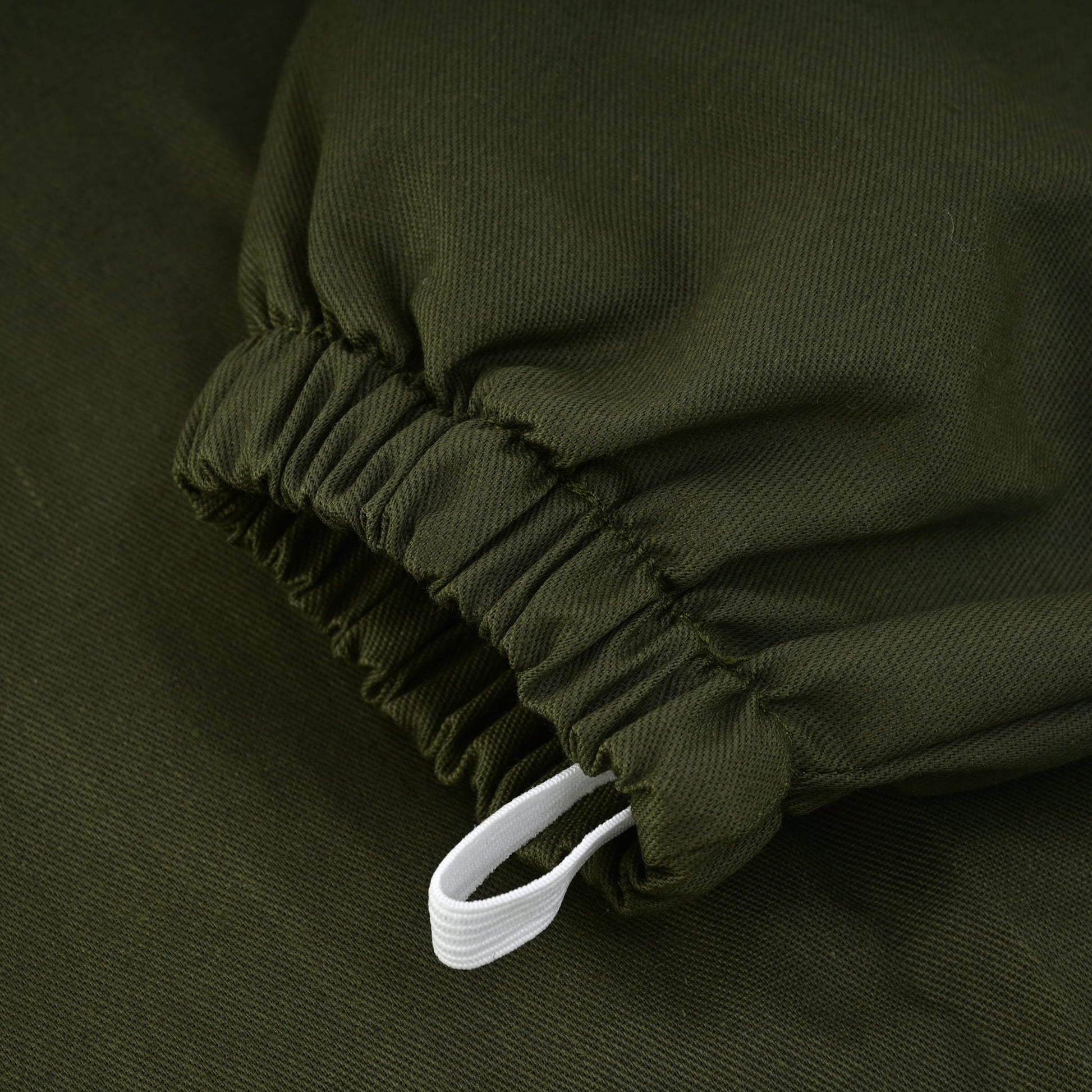 Cotton Beekeeping Jacket with Fencing Veil- Green