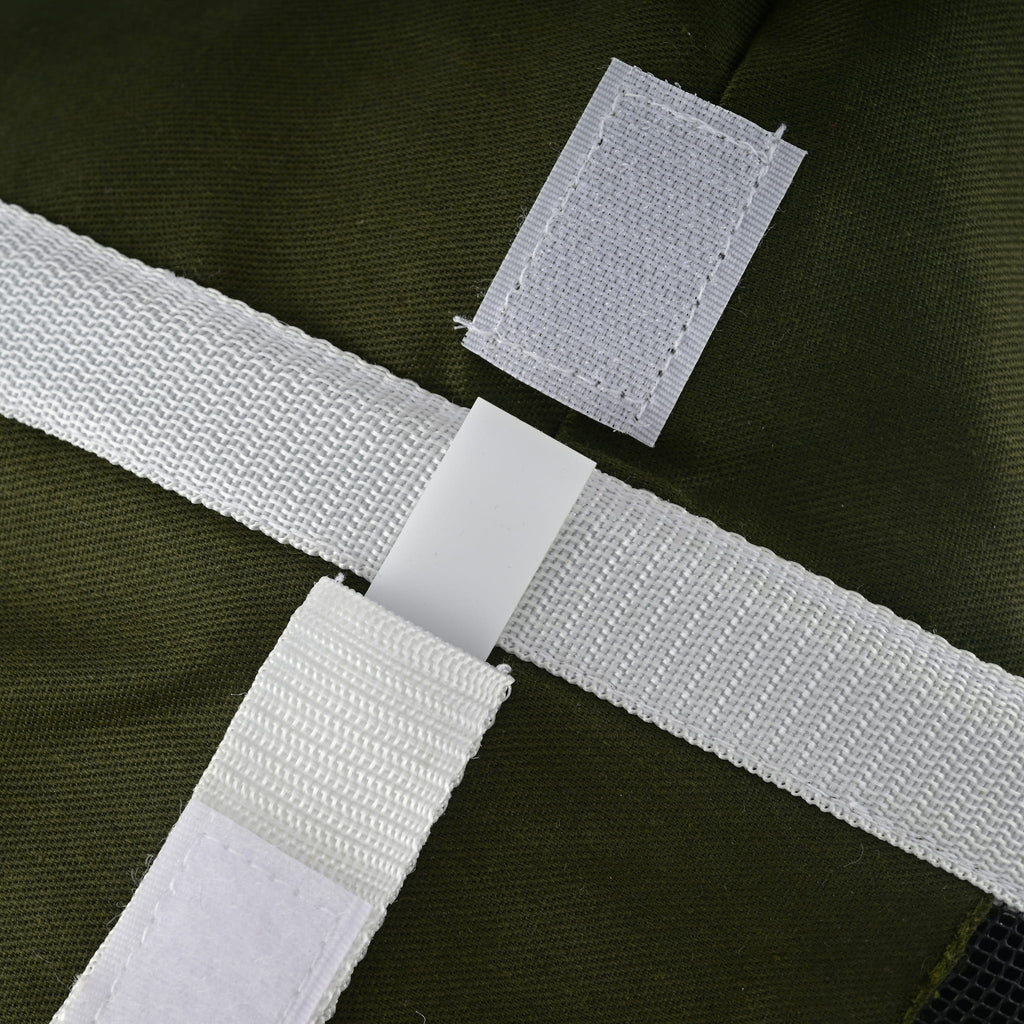 Cotton Beekeeping Jacket with Fencing Veil- Green