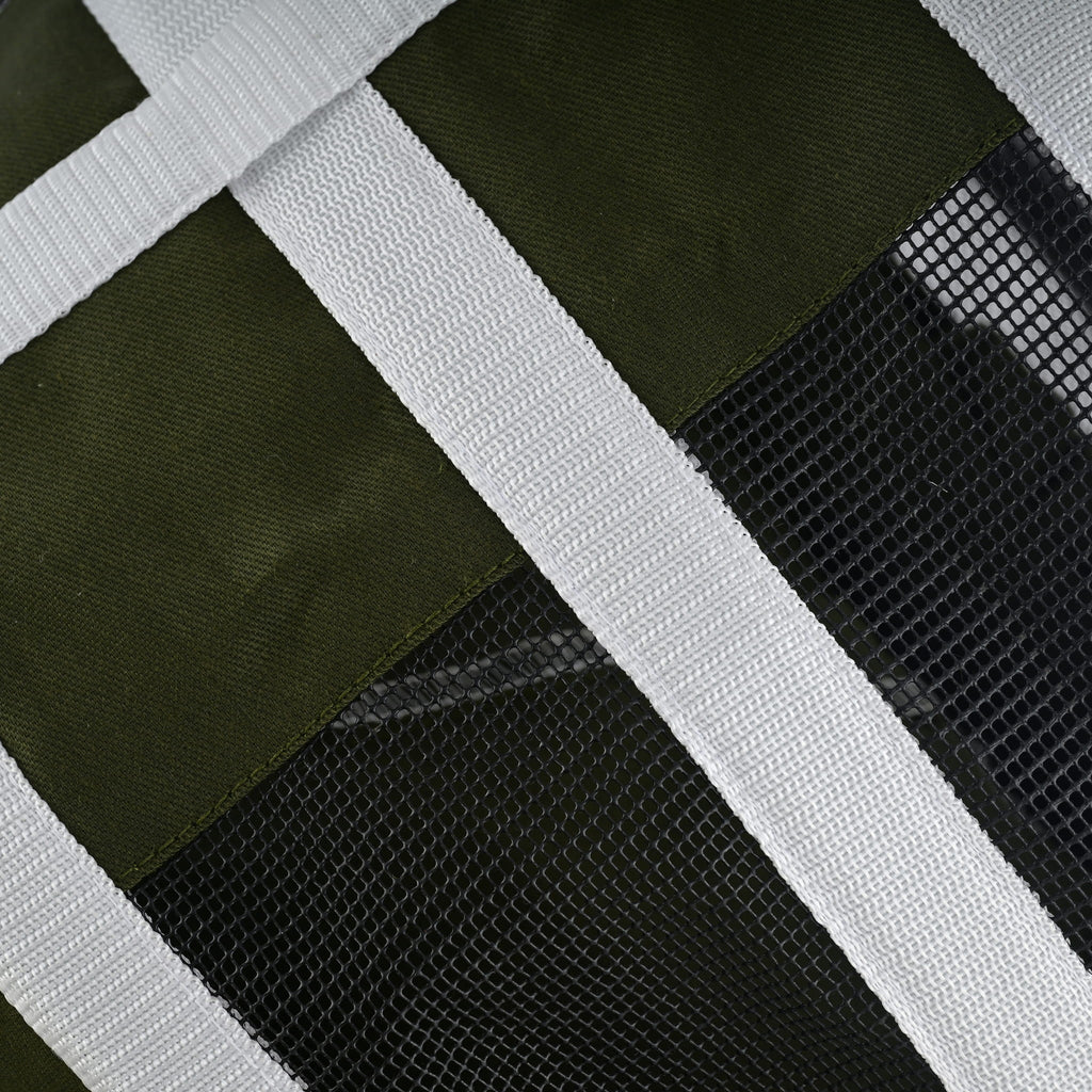Semi Ventilated Beekeeping Jacket with Rounded Veil- Green
