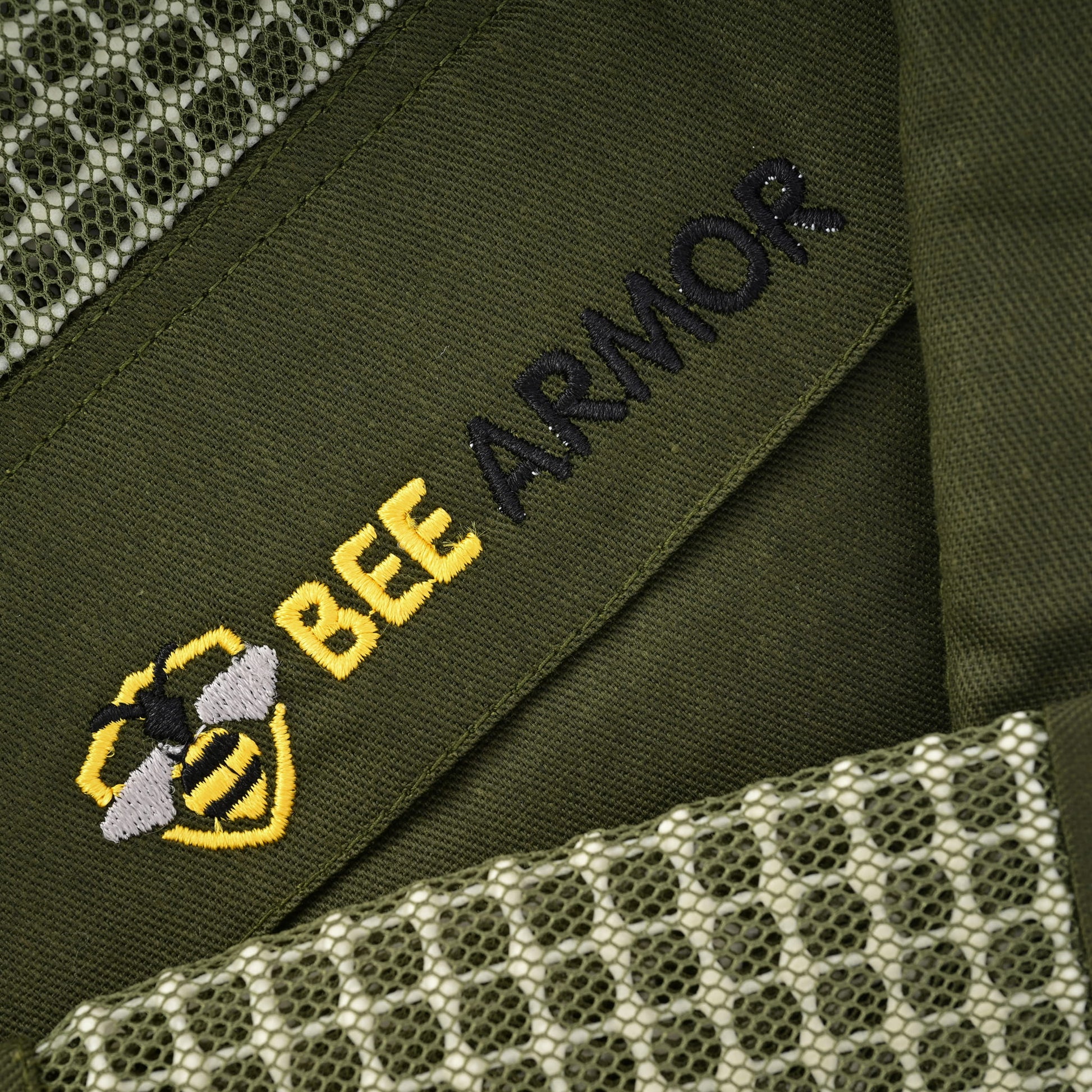 3 Layer Beekeeping Jacket with Fencing Veil- Green