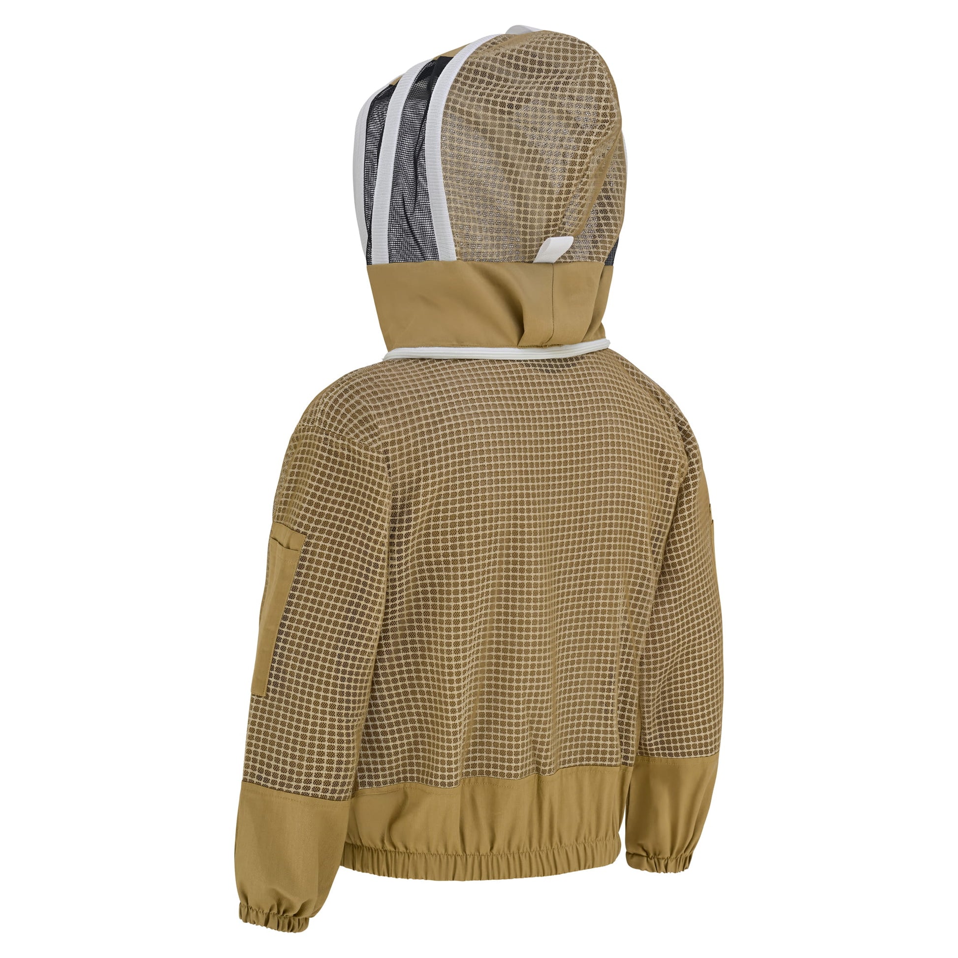 3 Layer Beekeeping Jacket with Fencing Veil- Khaki